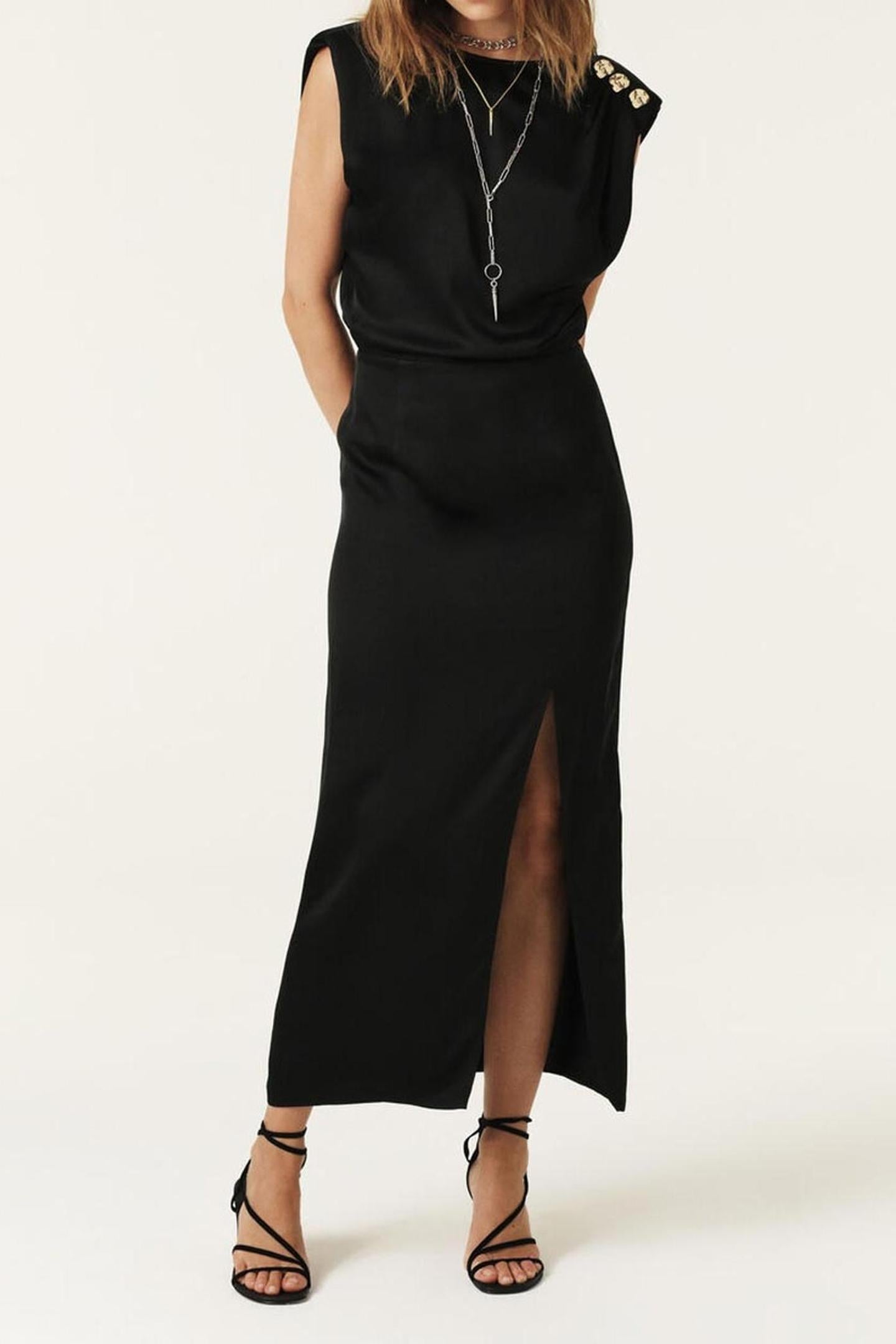 MID-LENGTH DRESS BLACK 3