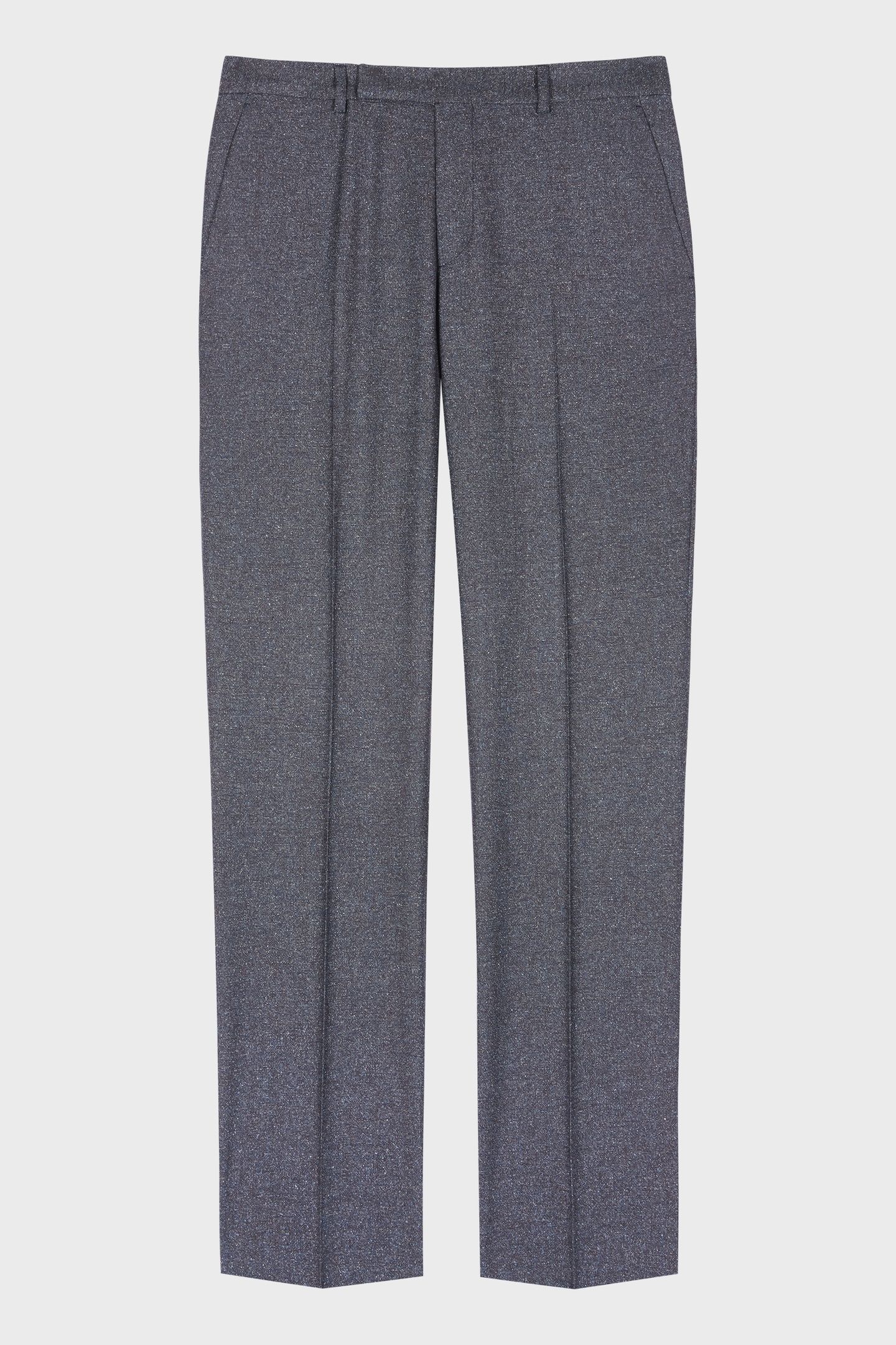 MENS TAILORED FIT 2 BUTTON SUIT SMOKE 2