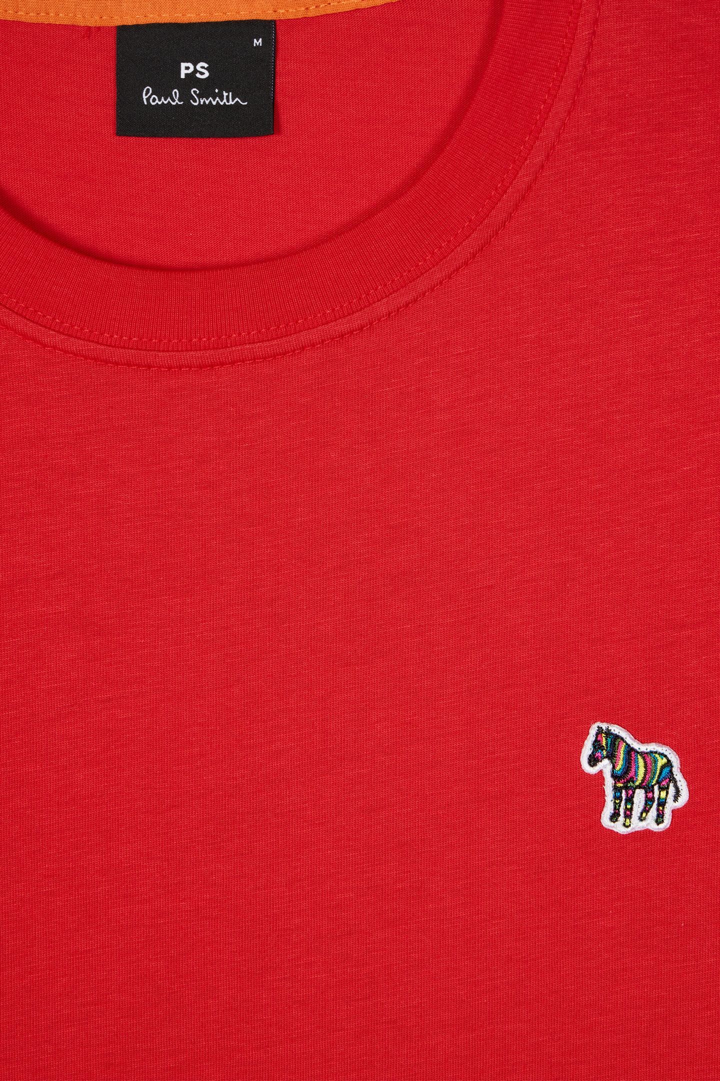 MENS REG FIT SS TSHIRT ZEBRA RED 7