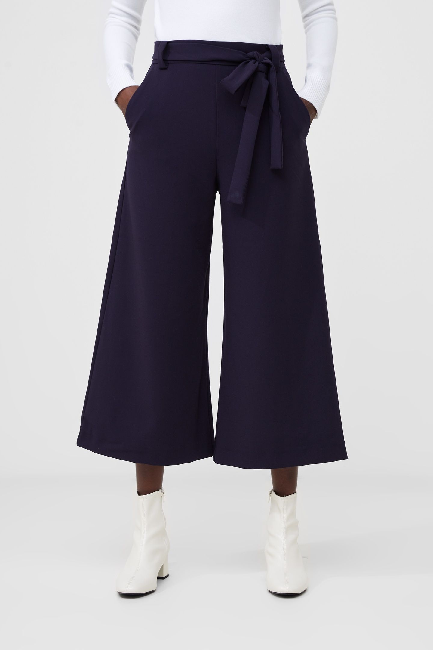 WHISPER BELTED CULOTTES UTILITY BLUE 1
