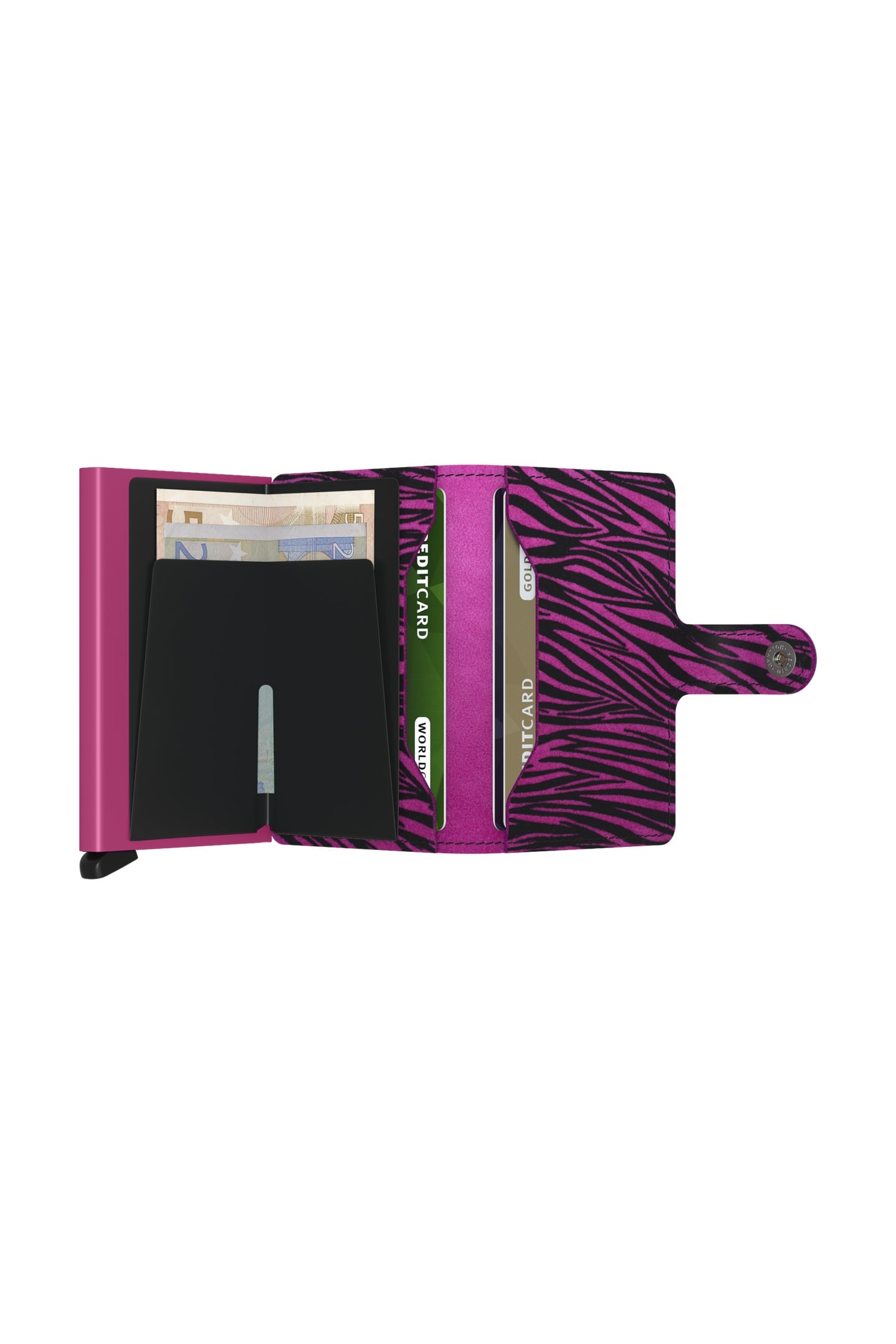 UNISEX MINIWALLET ZEBRA FUCHSIA 4