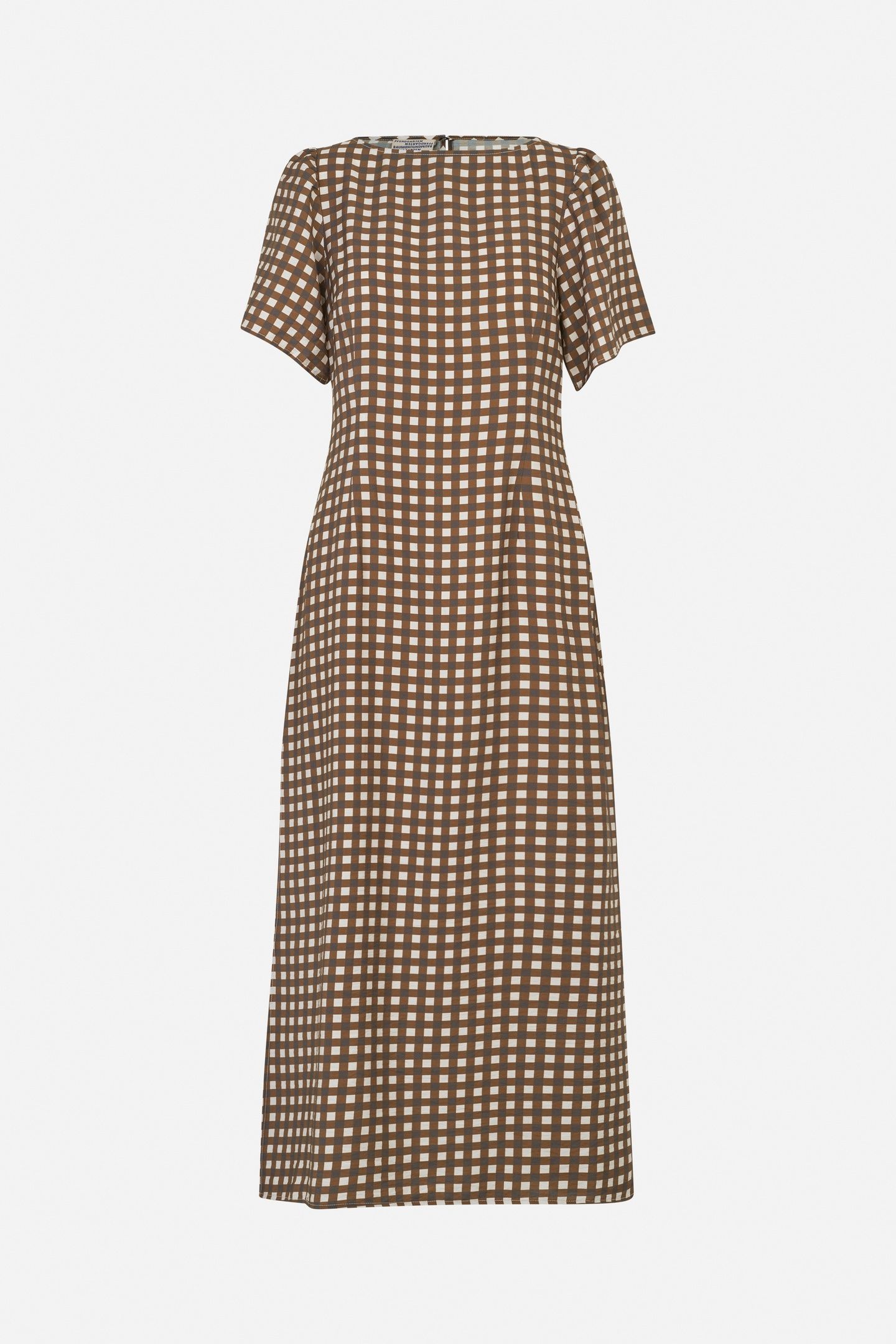 ADALENE DRESS HOT FUDGE CHECK 3