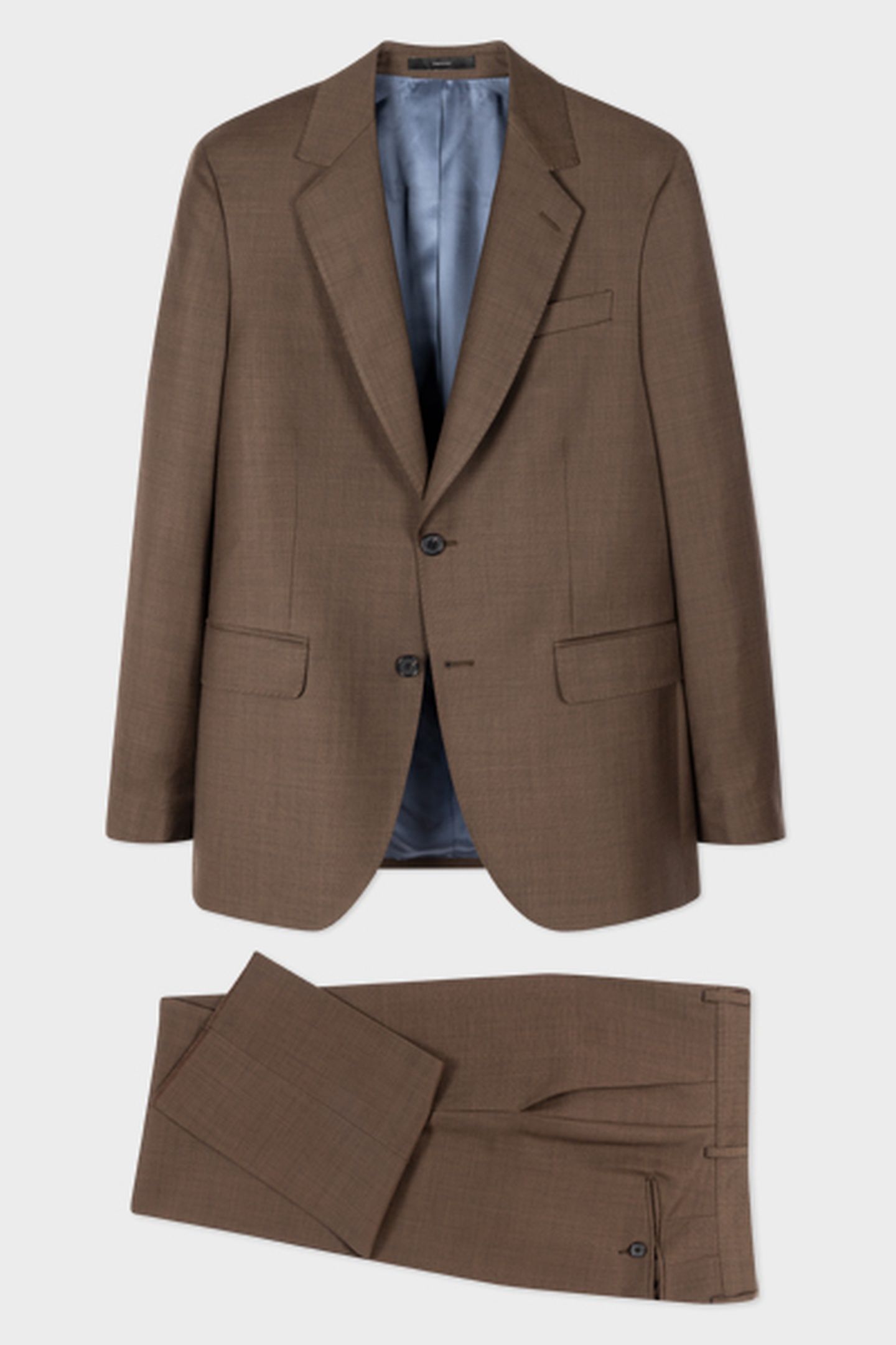 MENS 2 BUTTON SUIT MUD 7