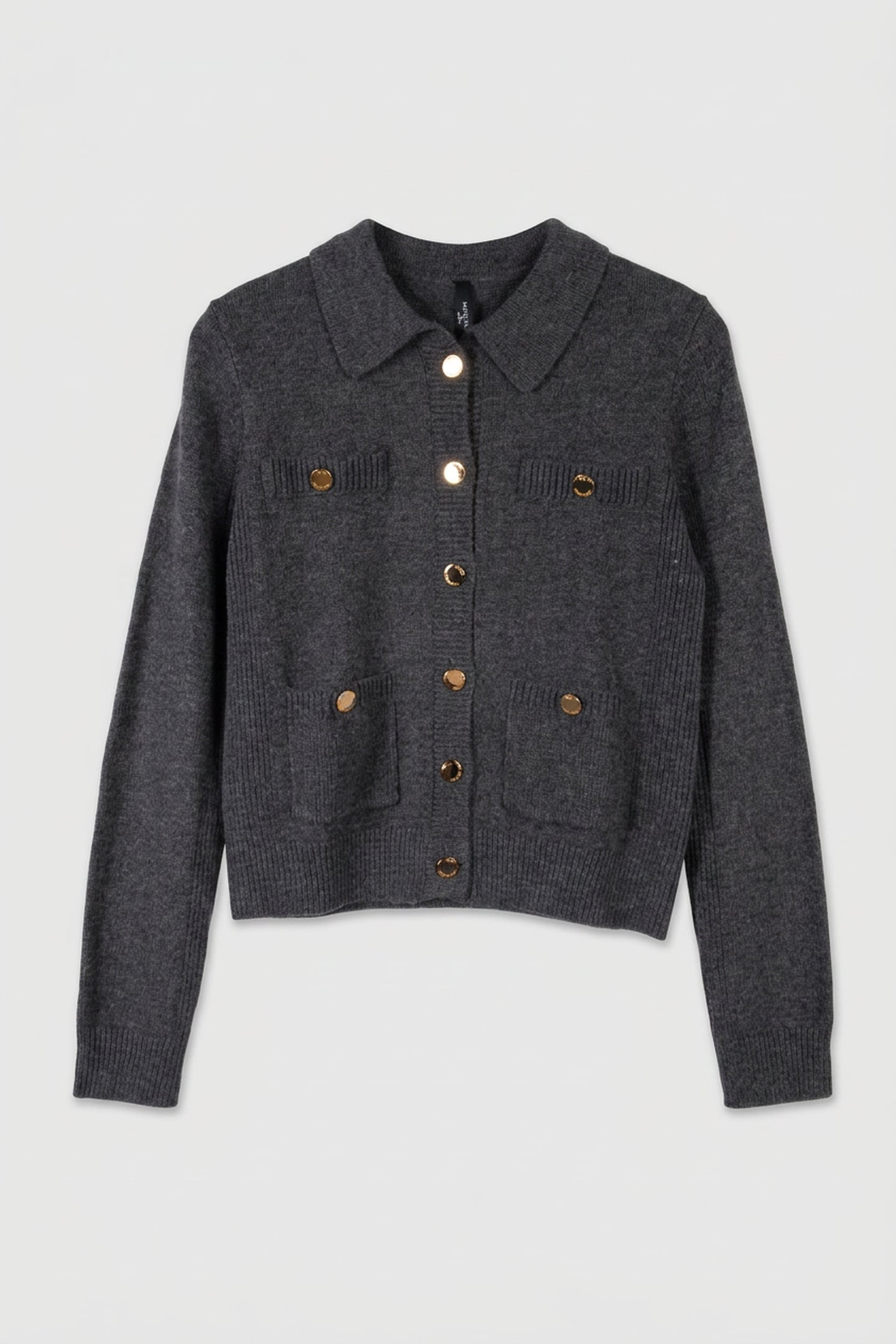 AFRAH LS POCKETS CAR DARK COAL HEATHER M9 3