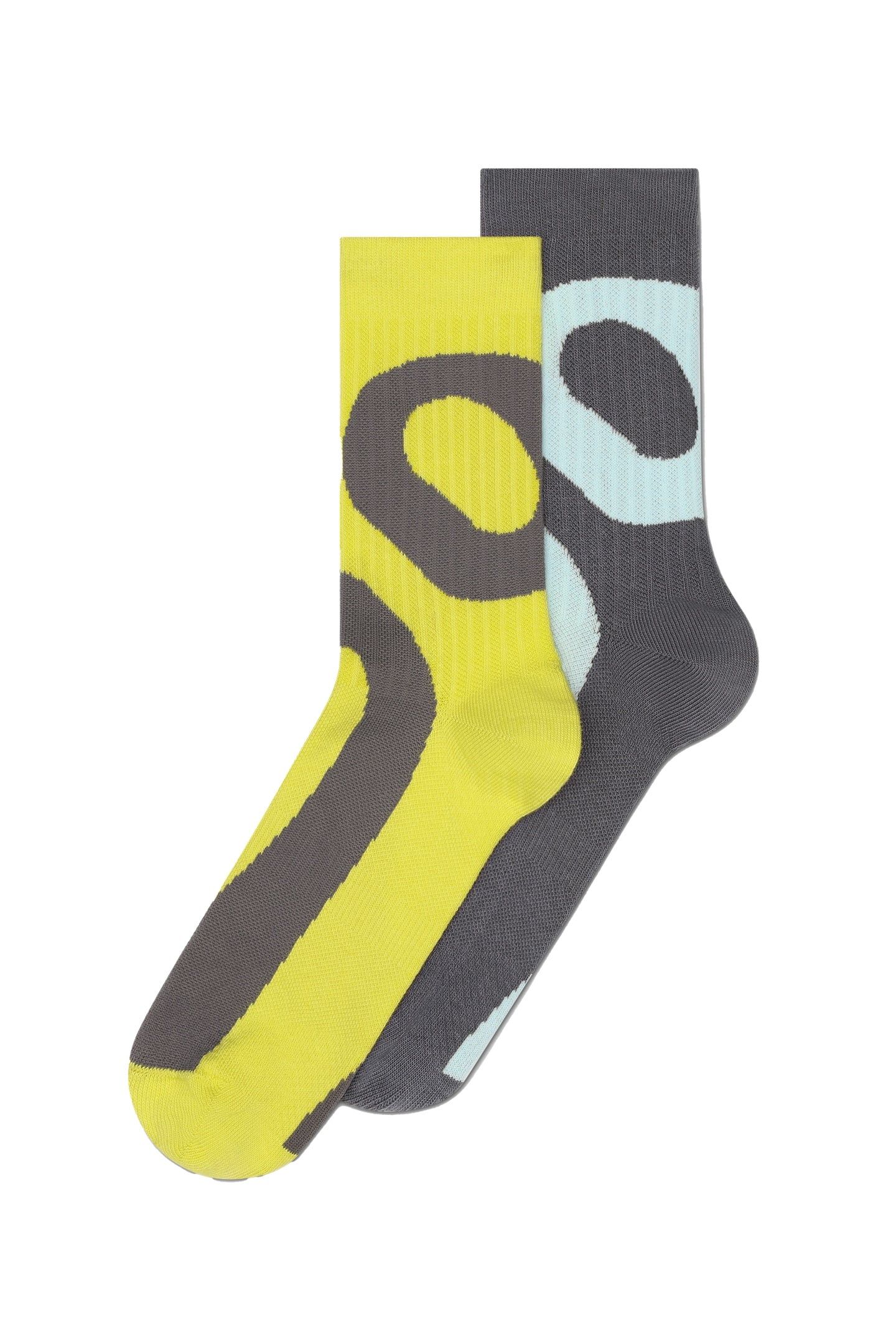 LIQUID LOGO SOCK HIGH 2P 1 UNISEX LIME | ECLIPSE 1