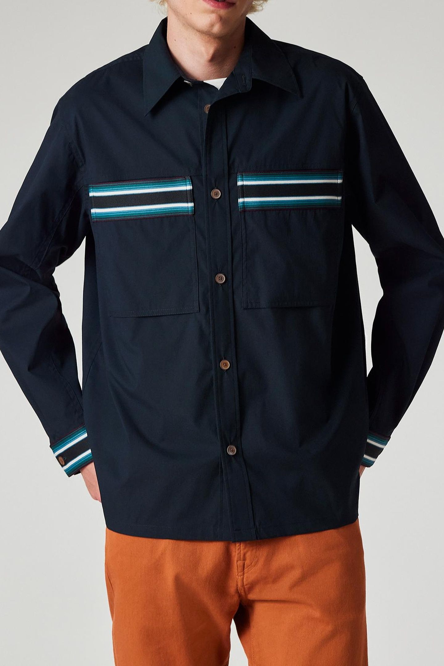 MENS SHIRT JACKET VERY DARK NAVY 1