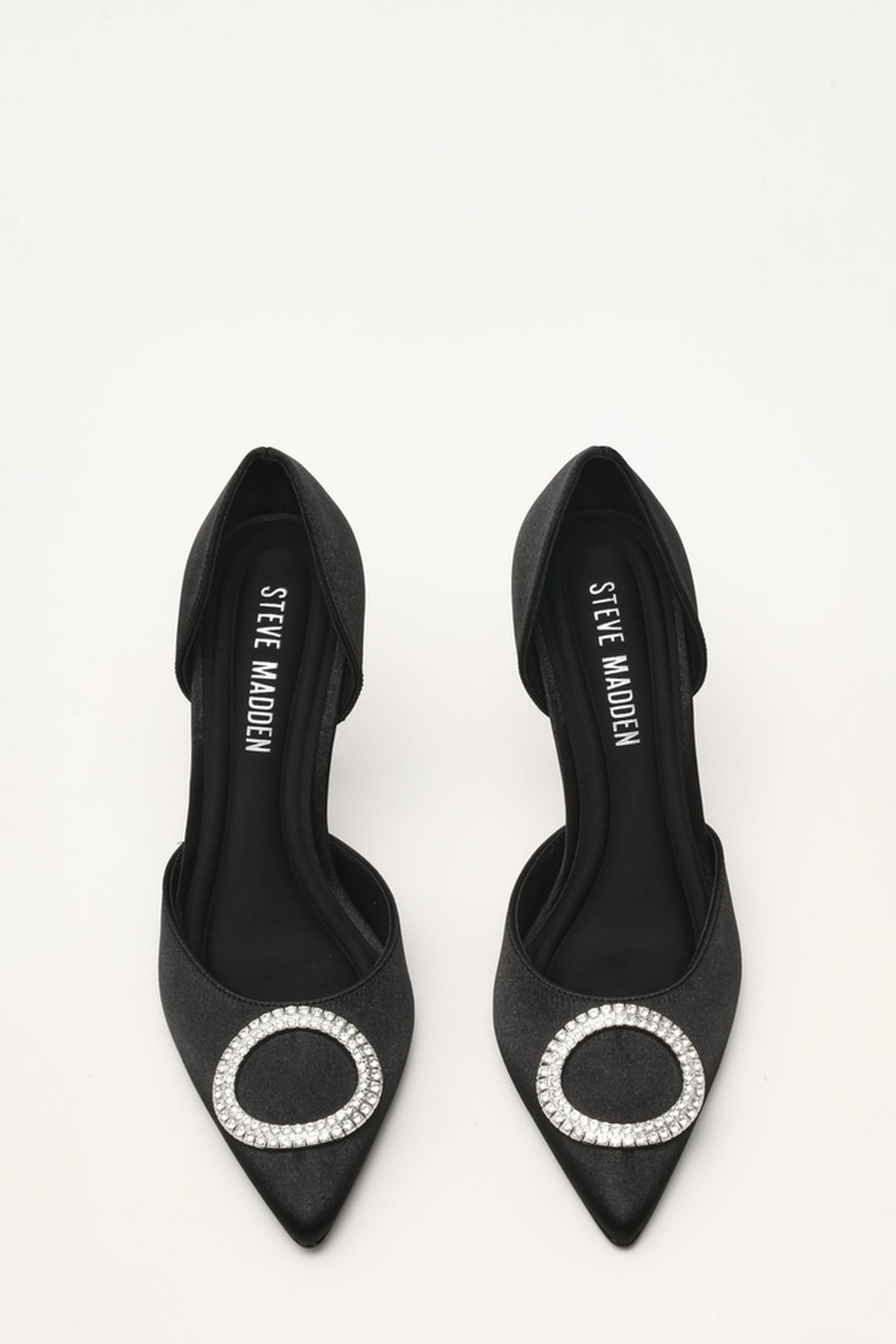 SPARKLING PUMPS BLACK SATIN 4
