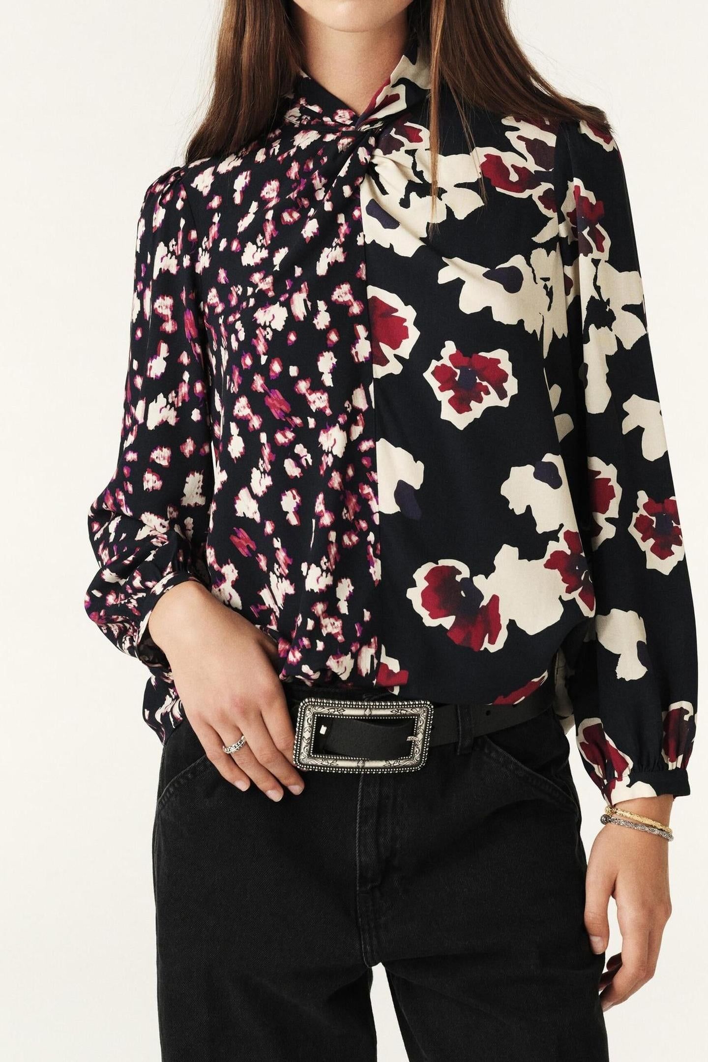 LONG SLEEVES BLOUSE BORDEAUX 1