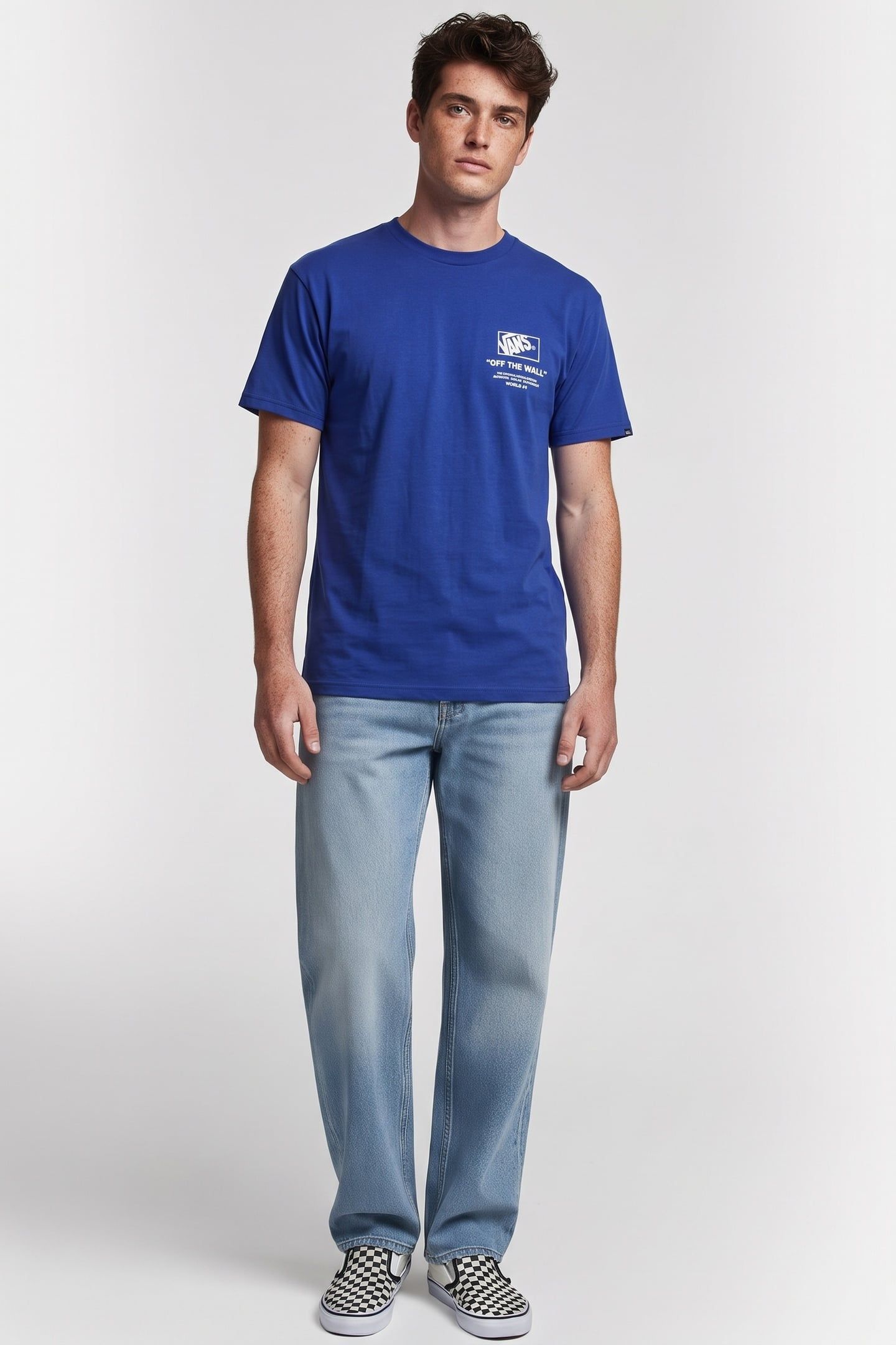 STACKED HI SS TEE BLUE 1