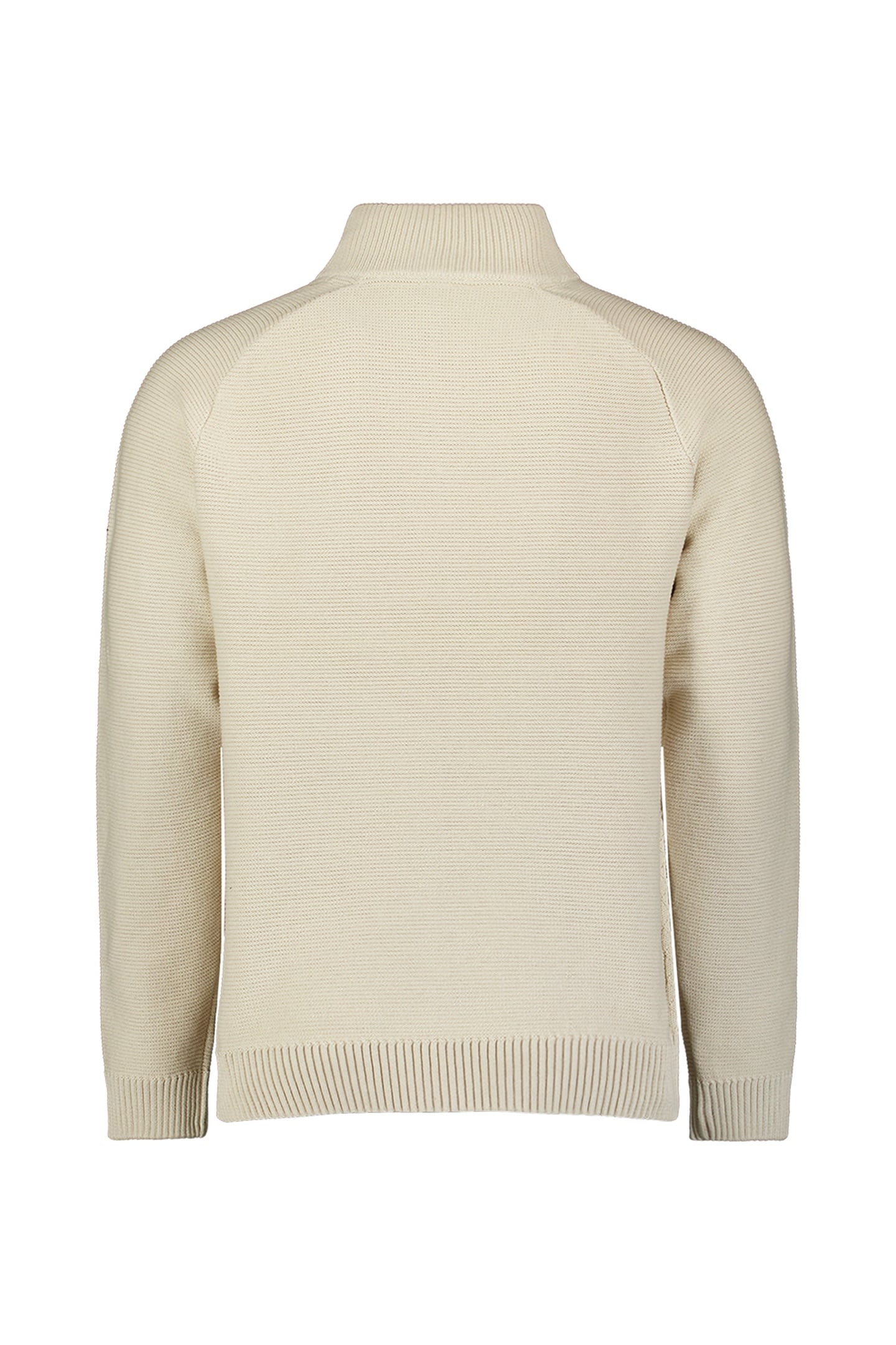 PULLOVER HALF ZIP CABLE KNIT STONE 6