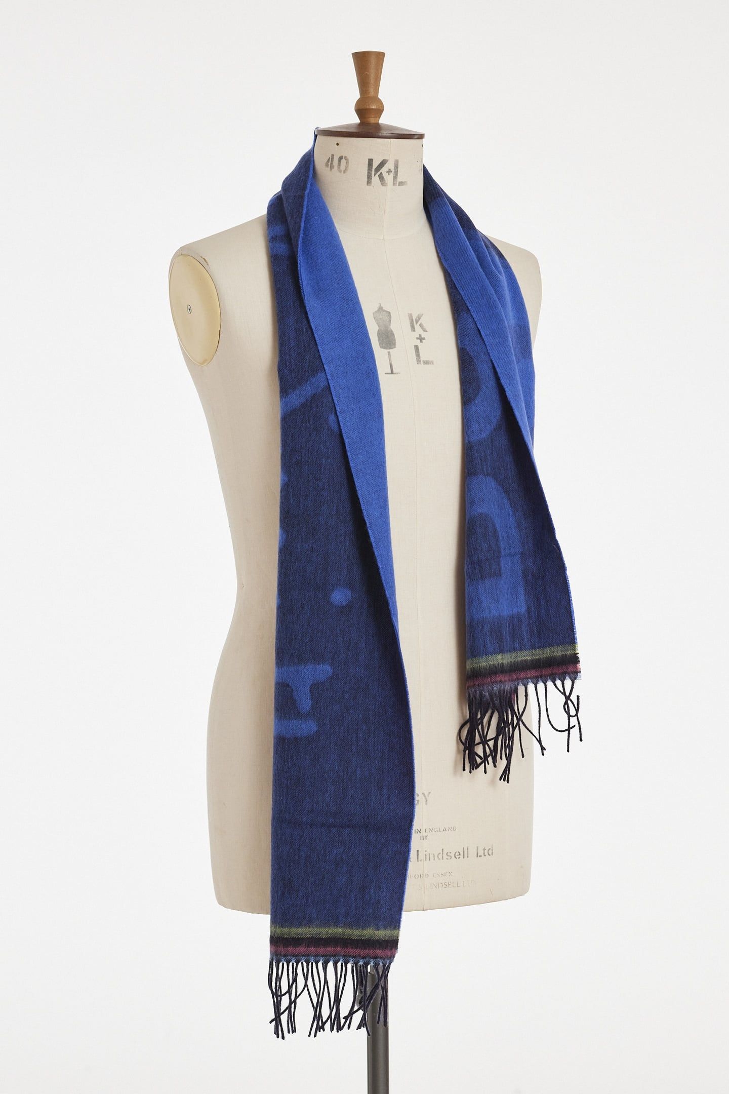 MEN SCARF PS TILT LOGO NAVY 5