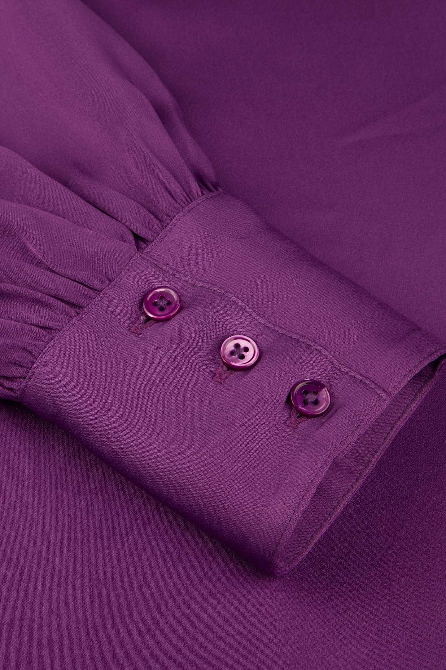 SELMA BLOUSE, BOWTIE FLYFRONT PURPLE 1
