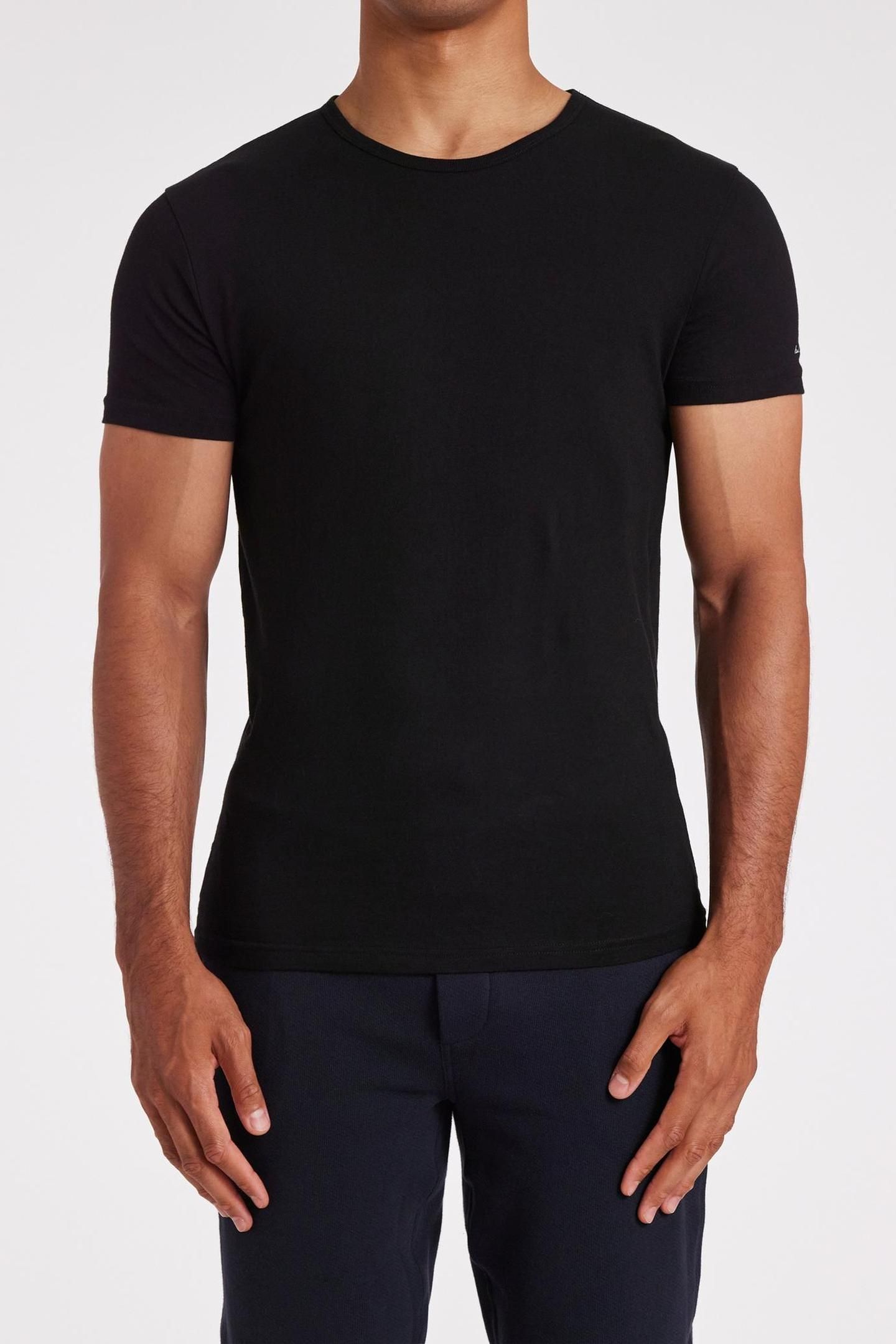 MEN T-SHIRT 5 PACK BLACK 1