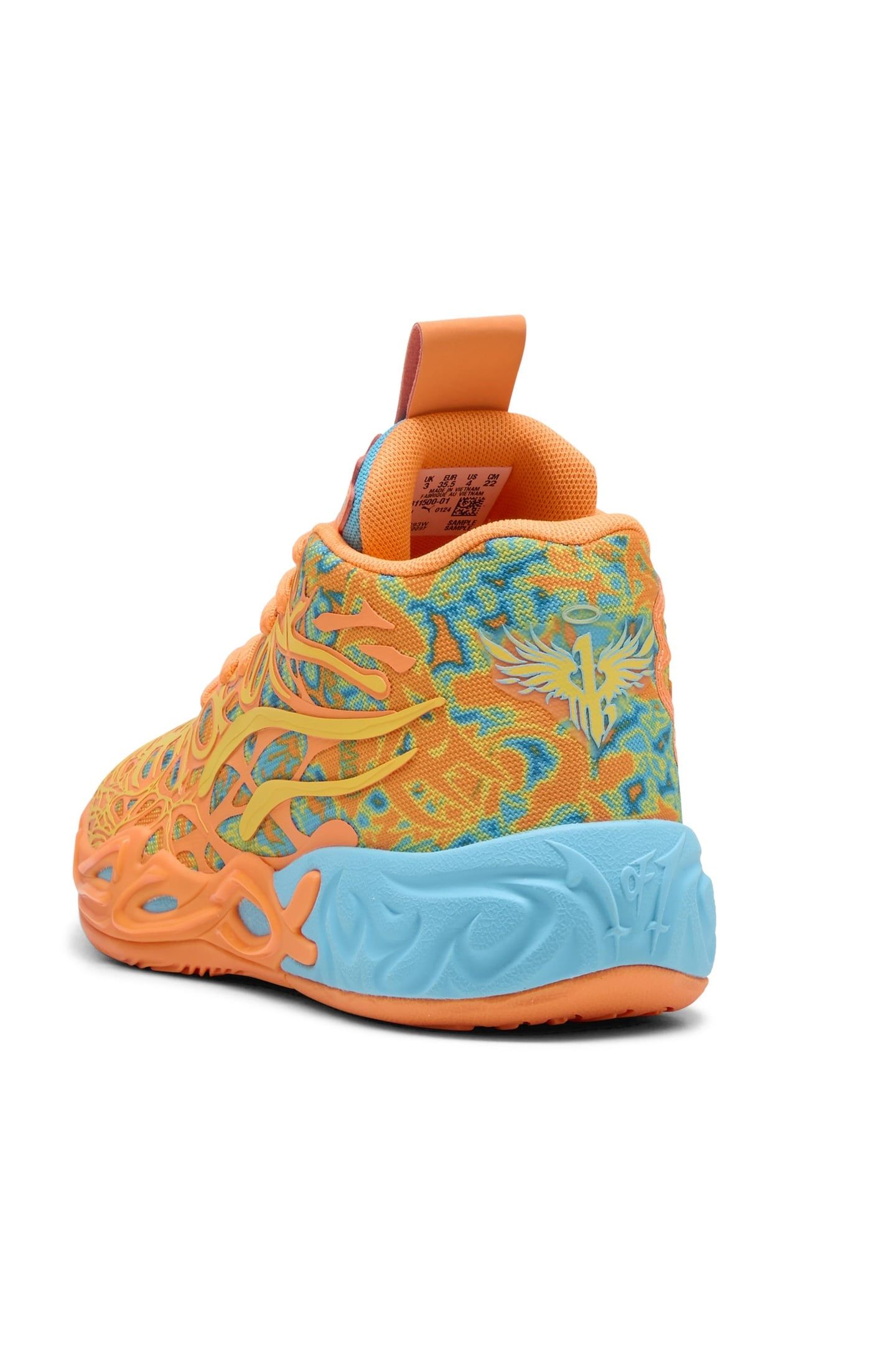 UNISEX MB.04 GRAFFITI JUNIOR BRIGHT AQUA-HEAT FIRE 5