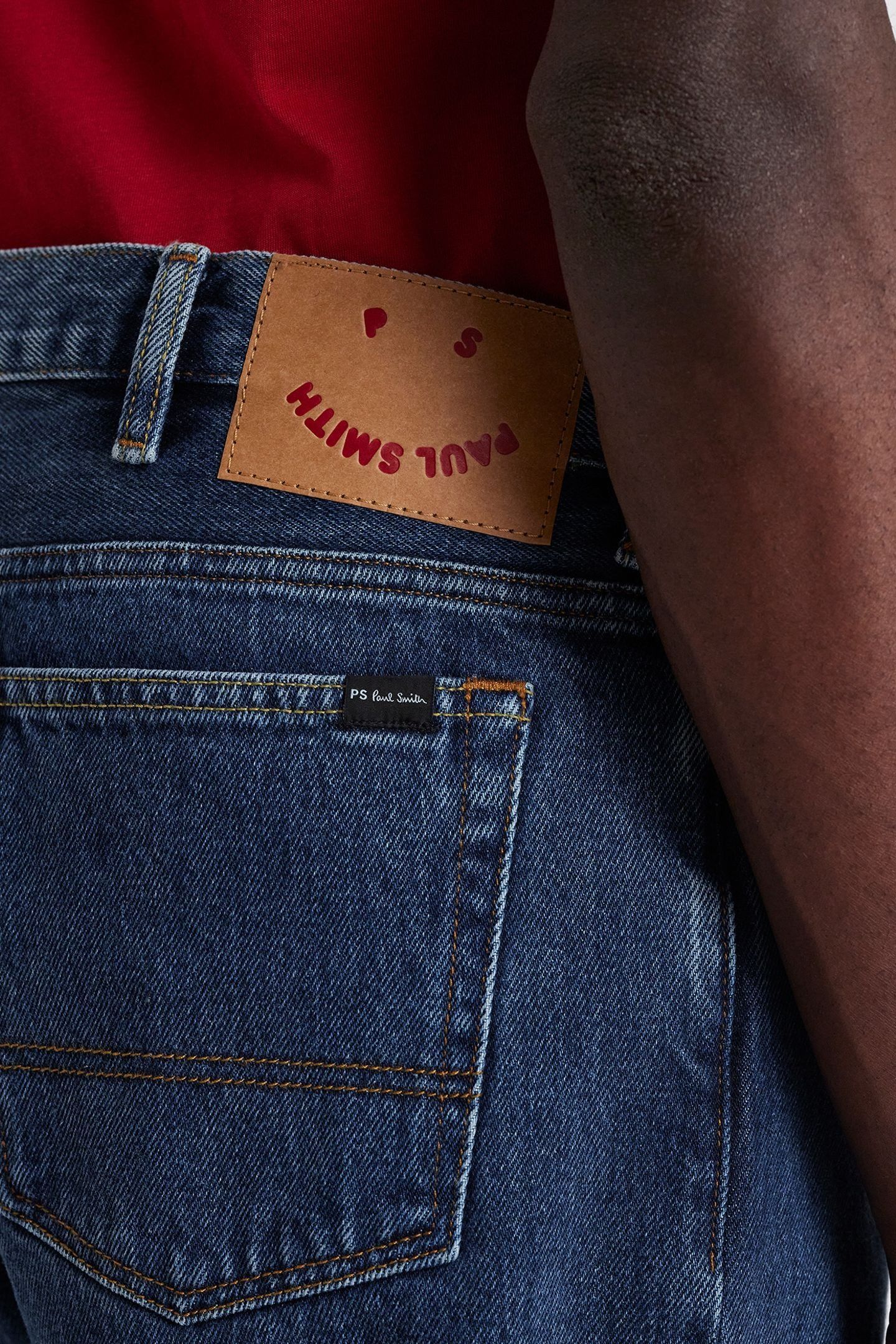MENS TAPERED FIT JEAN MEDIUM BASE 7