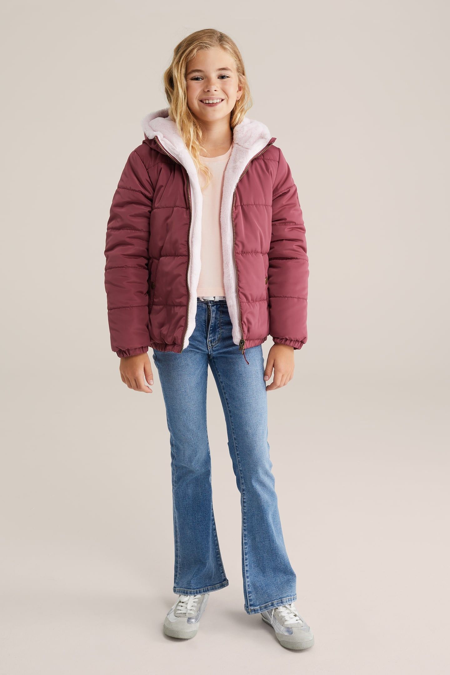 JACKET REVERSIBLE BOMBER OLD ROSE 2