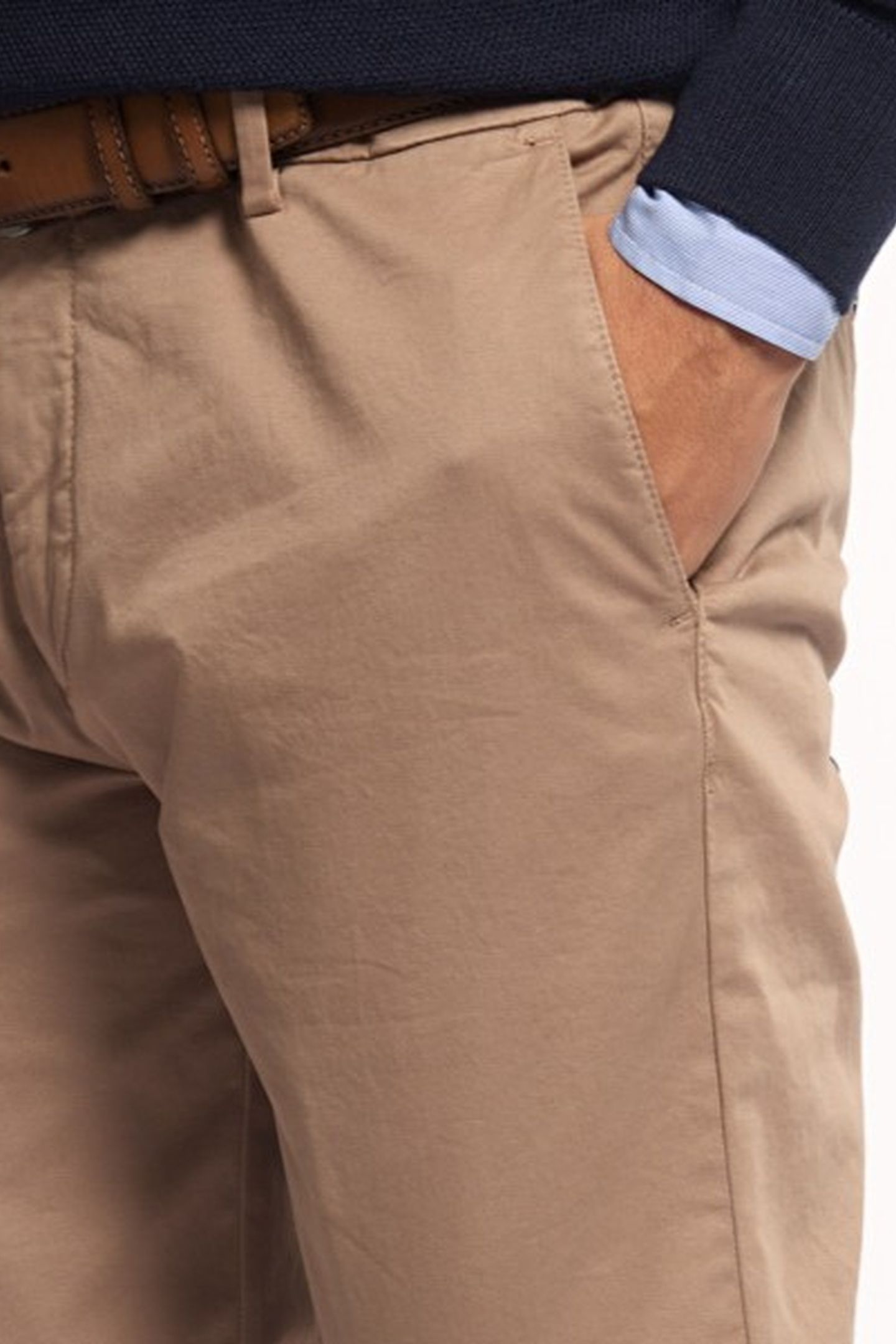 BASIC CHINO STRETCH BROWN 2