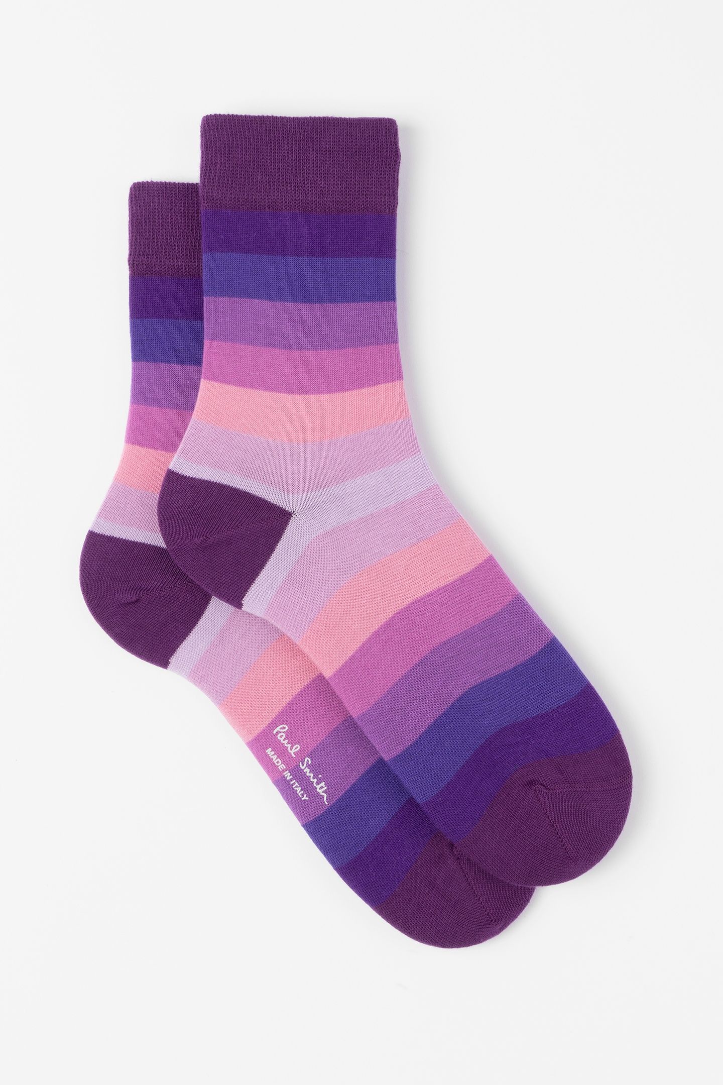 WOMEN SOCK ERIN STRIPE DARK VIOLET 5