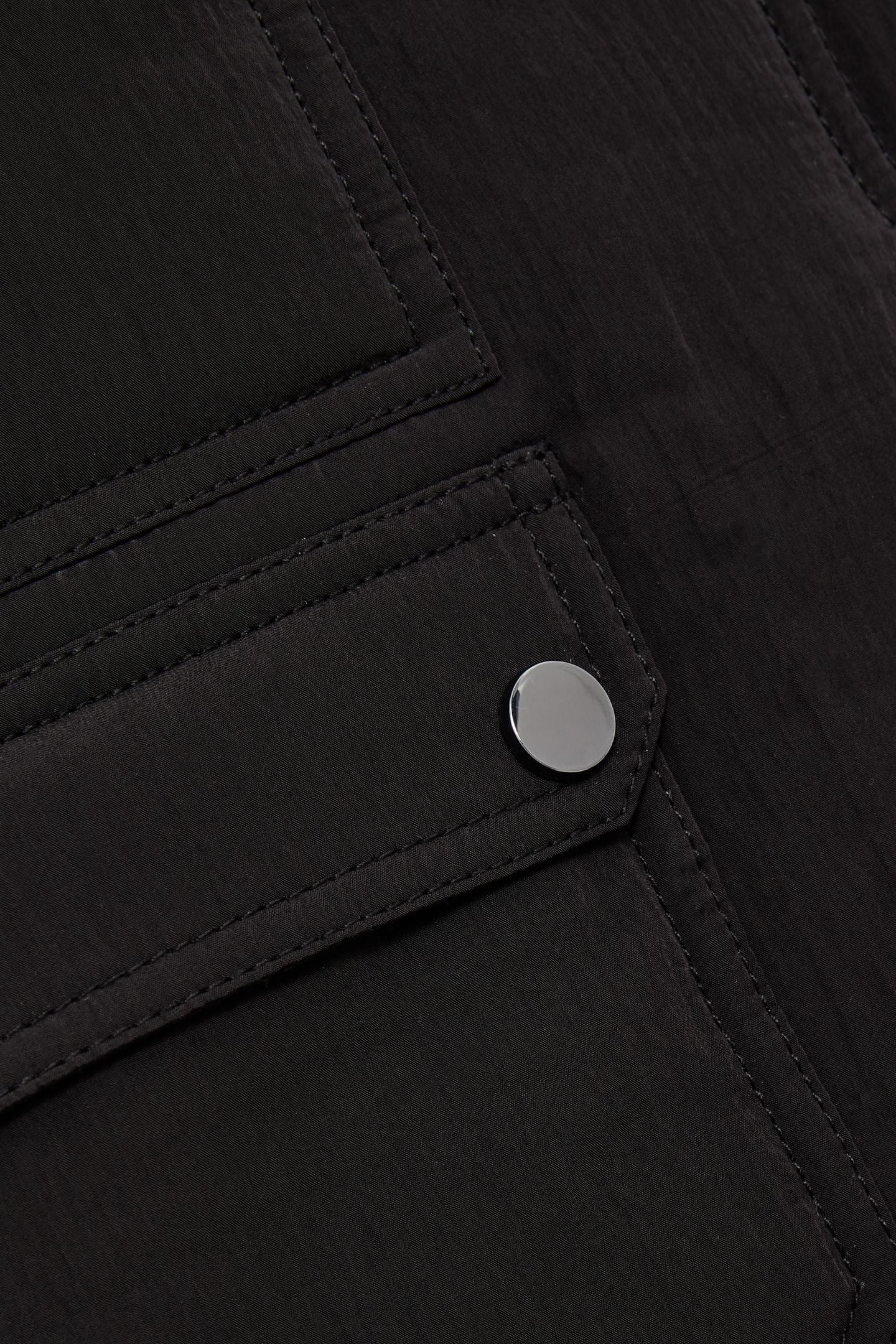 QUILTED MINI SKIRT BLACK 5