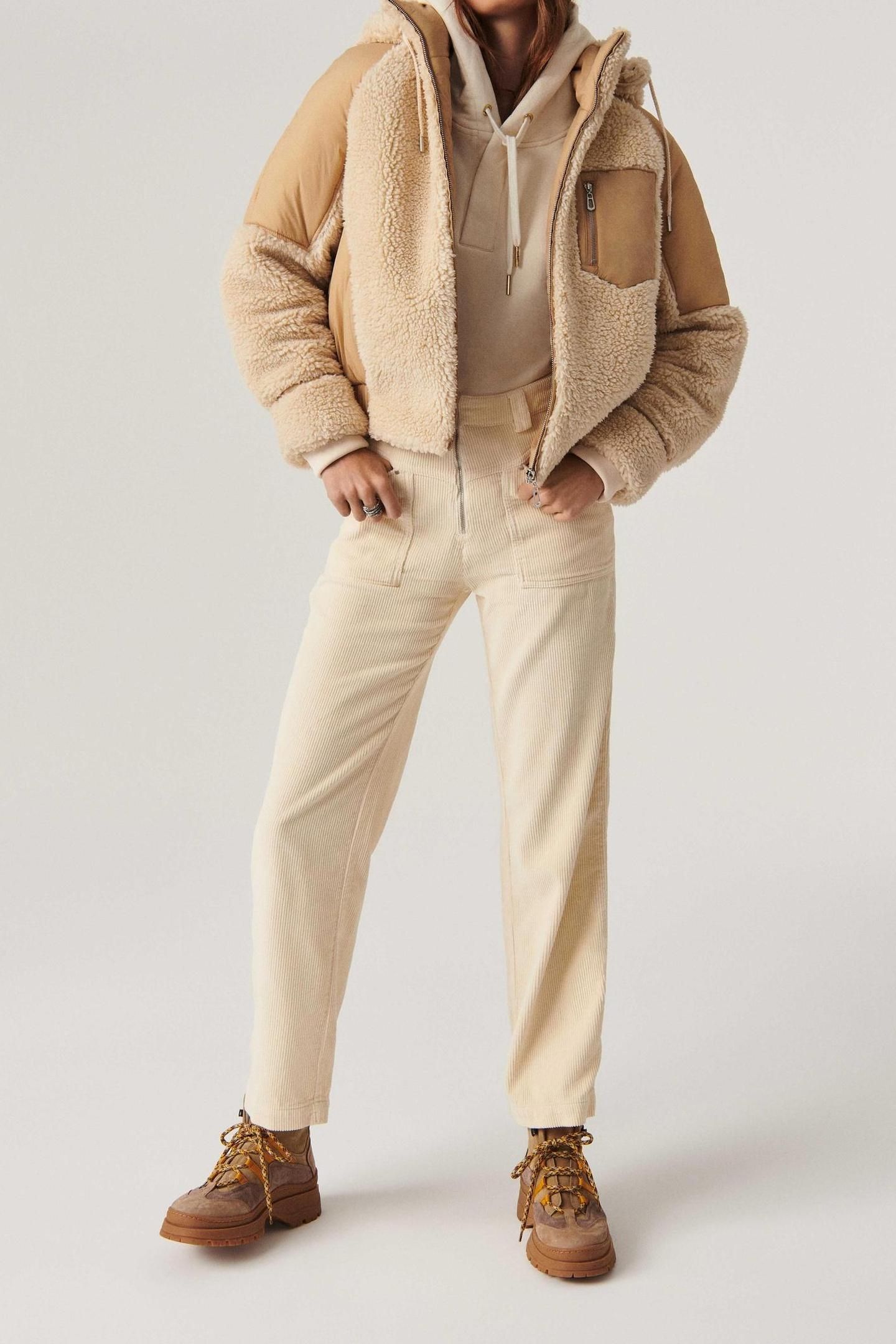 FLARE TROUSERS ECRU 5