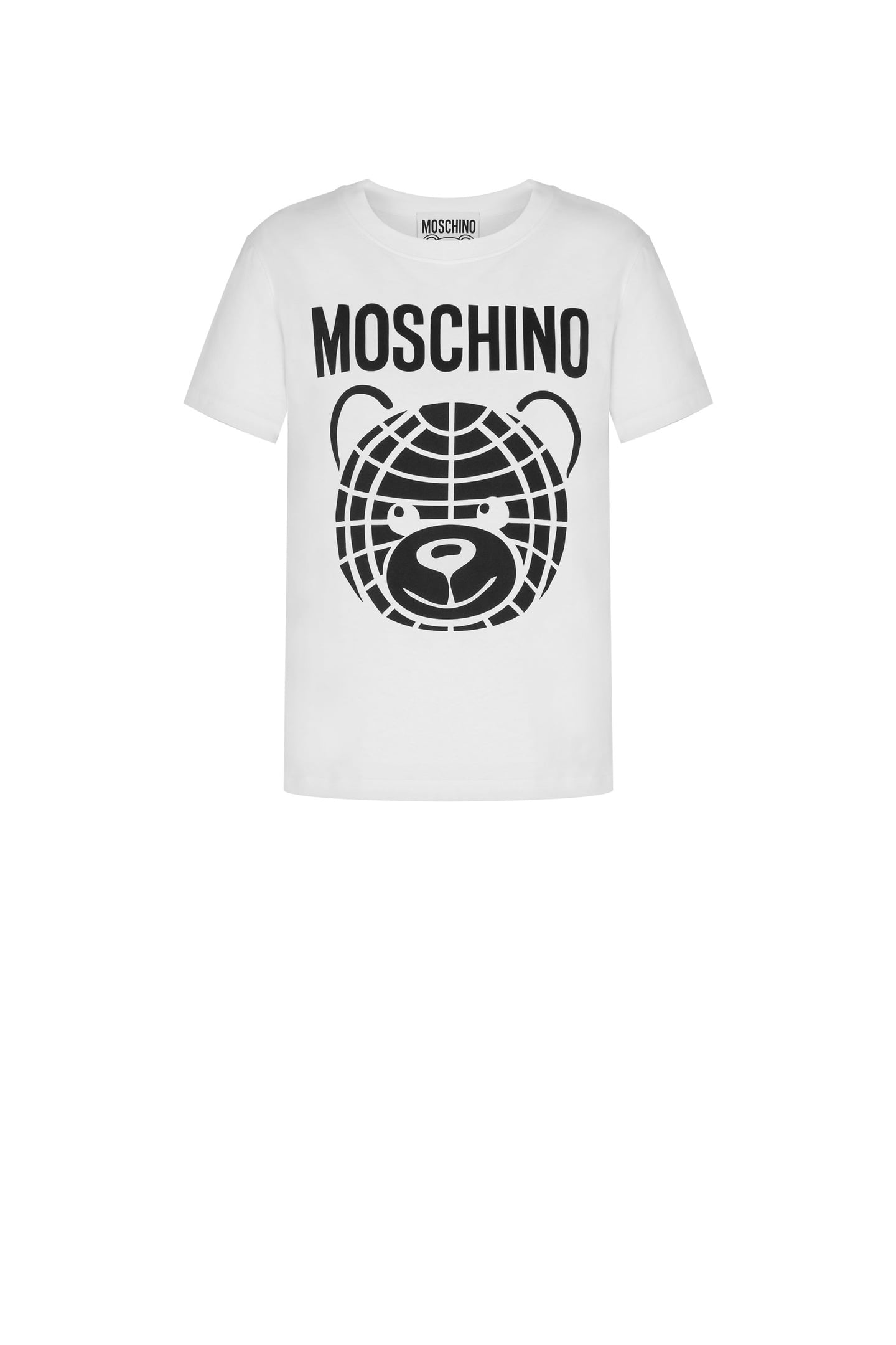 MOSCHINO TEDDY BEAR ORGANIC JERSEY T-SHIRT WHITE 3