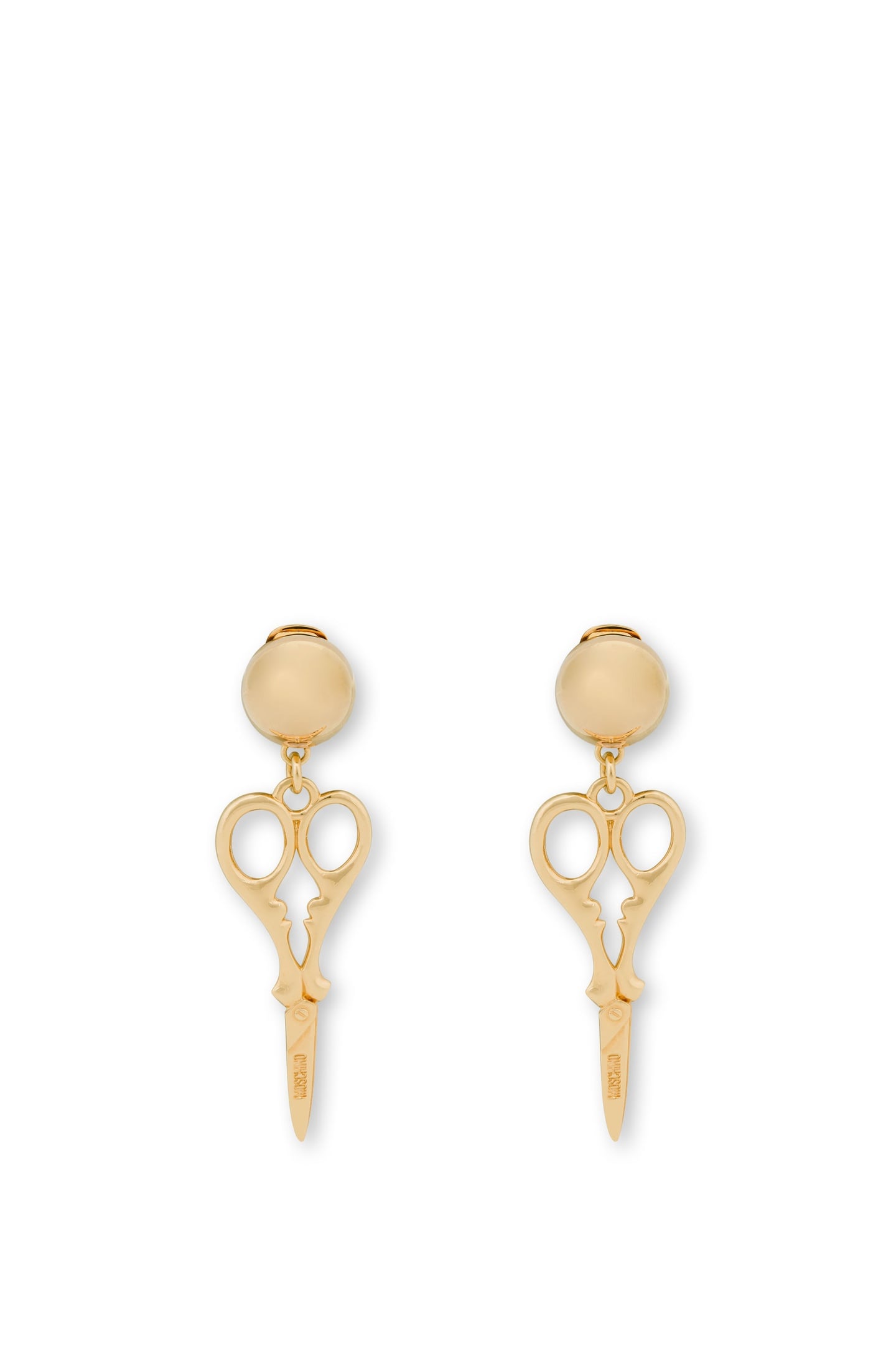 SARTORIAL SCISSORS DROP EARRINGS GOLD 1