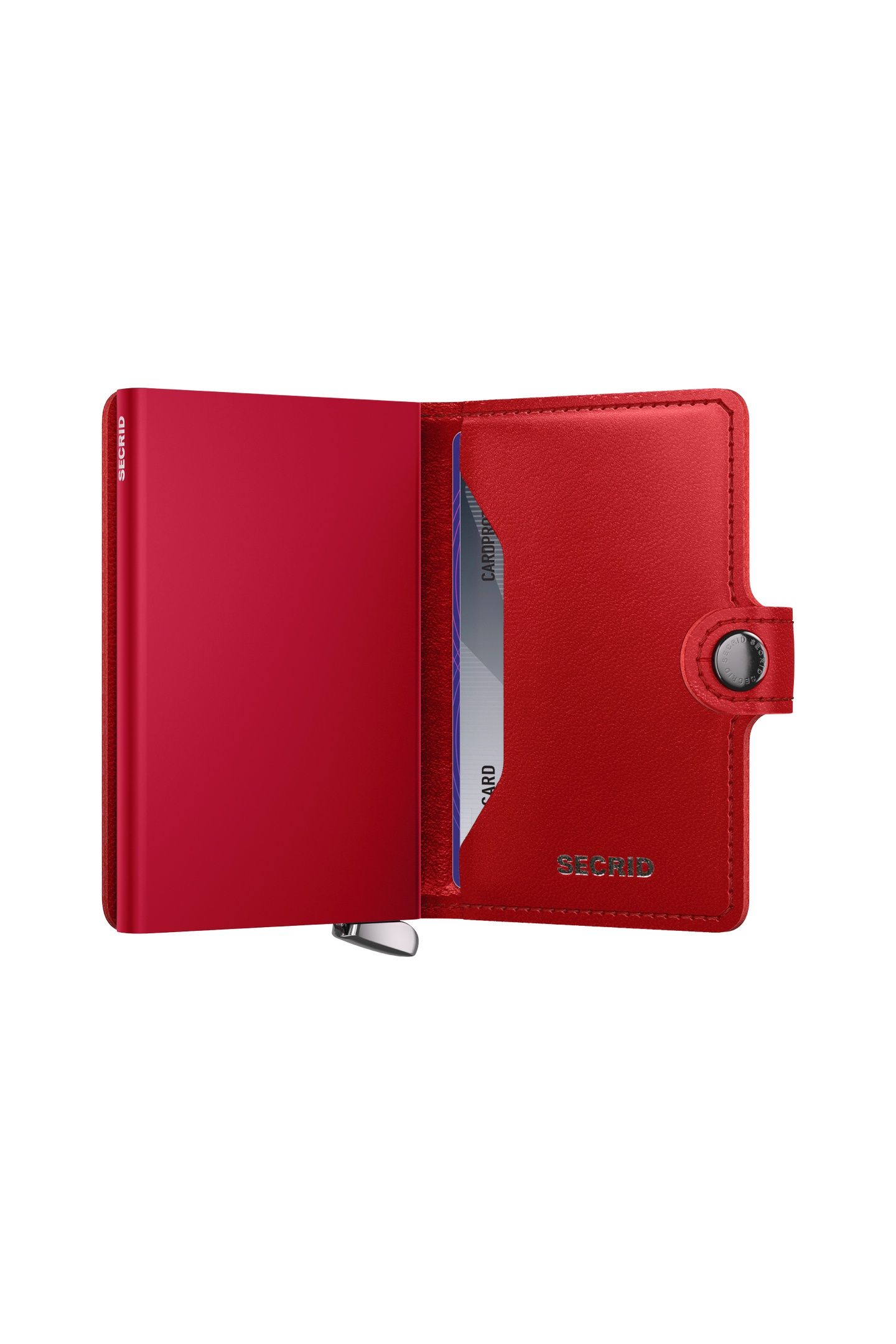 UNISEX MINIWALLET EMBOSS DIAMOND RED 3