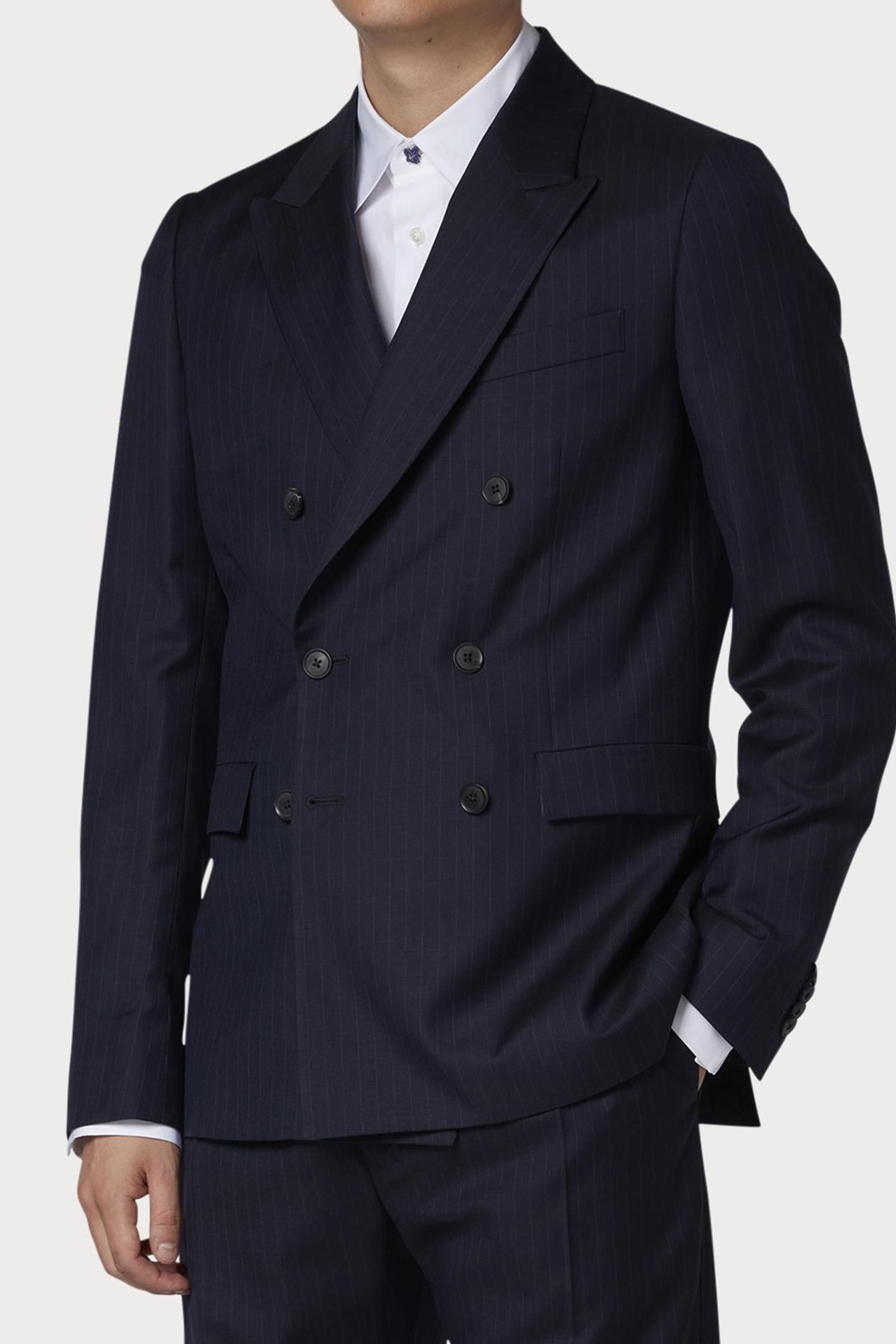 MENS 2 BUTTON JACKET VERY DARK NAVY 1