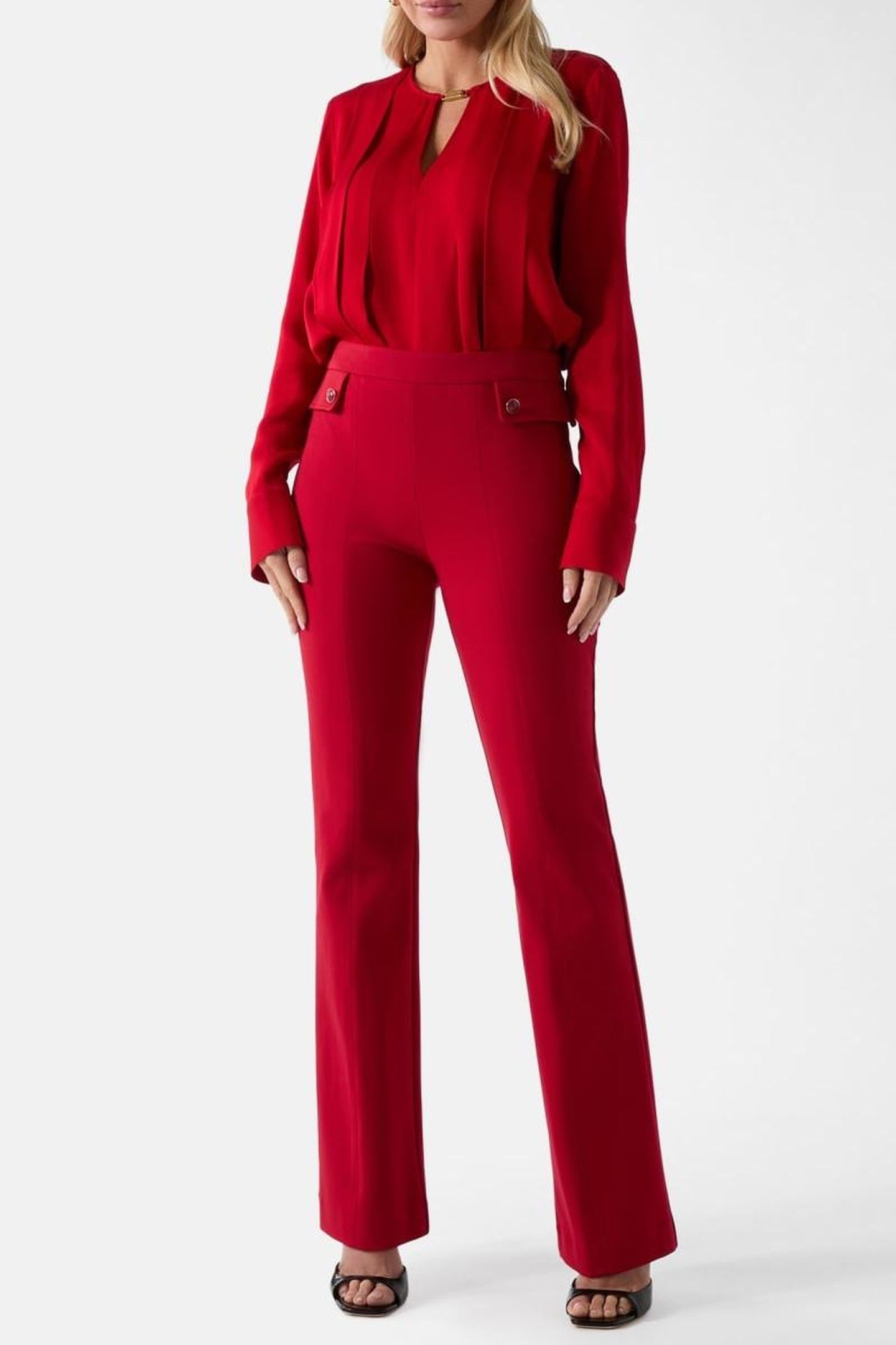 GWEN CIGARETTE PANTS SAMBA RED VIBES 2