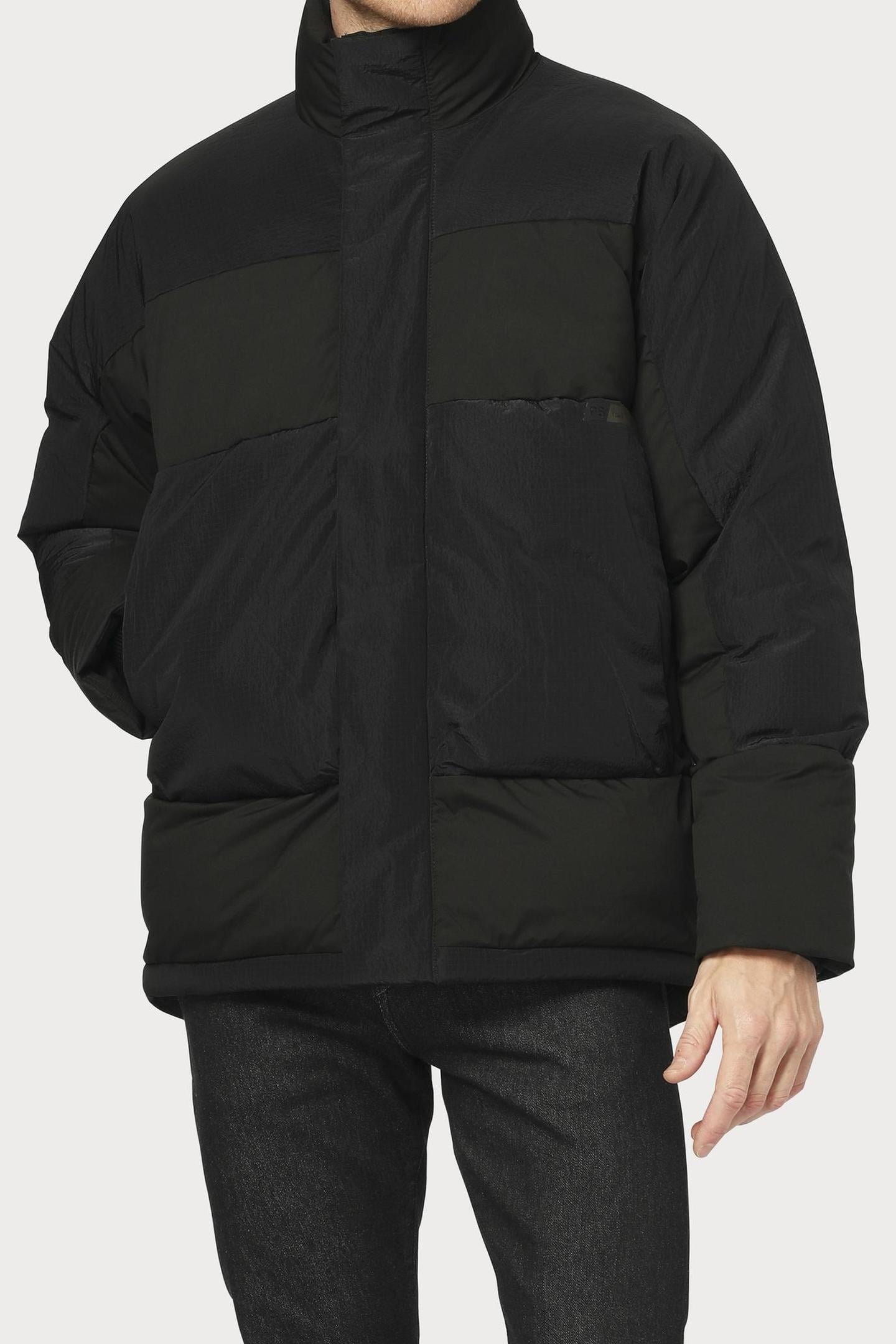 MENS FIBRE DOWN PUFFER JACKET BLACK 3