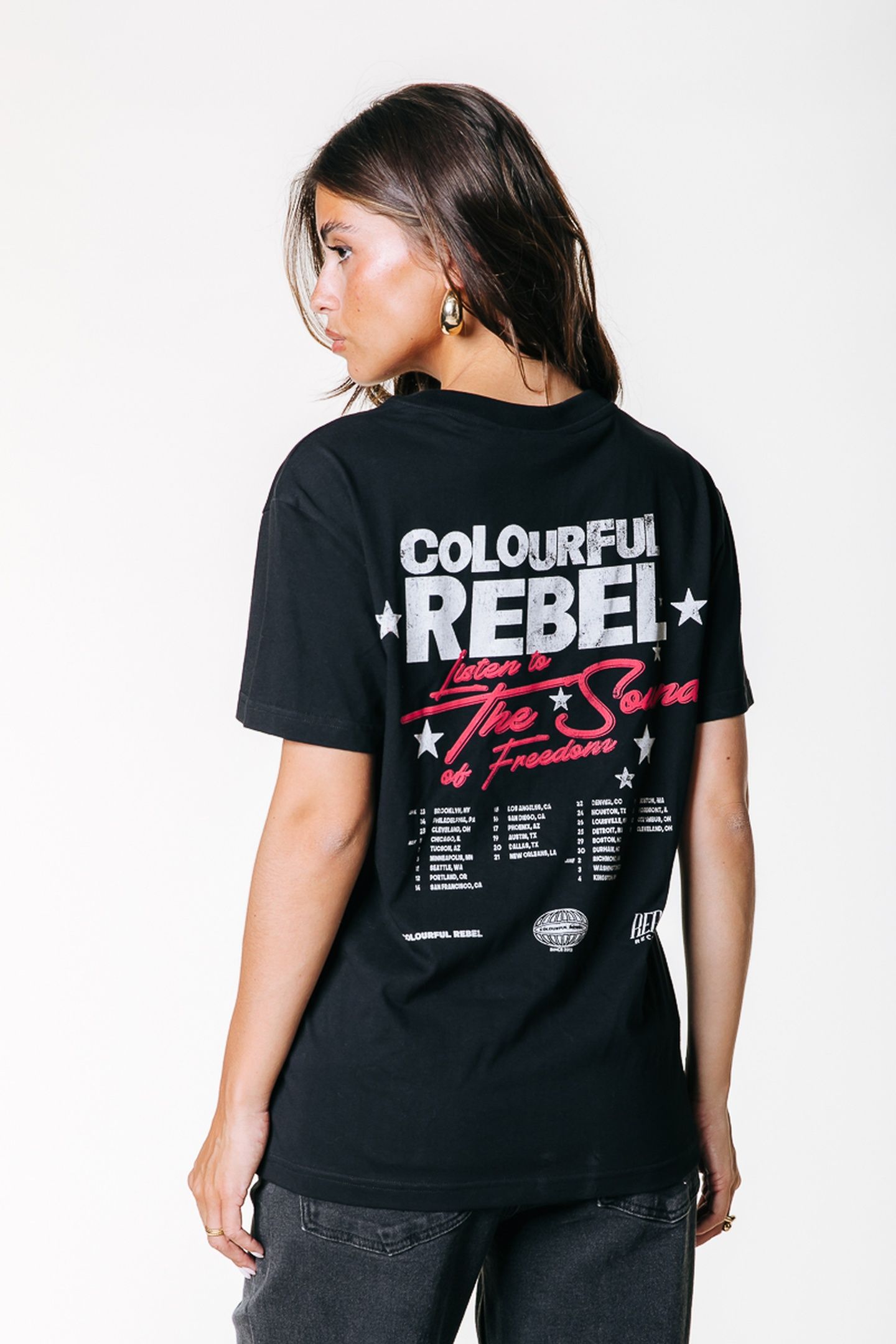SOUND OF FREEDOM LOOSEFIT TEE BLACK 2