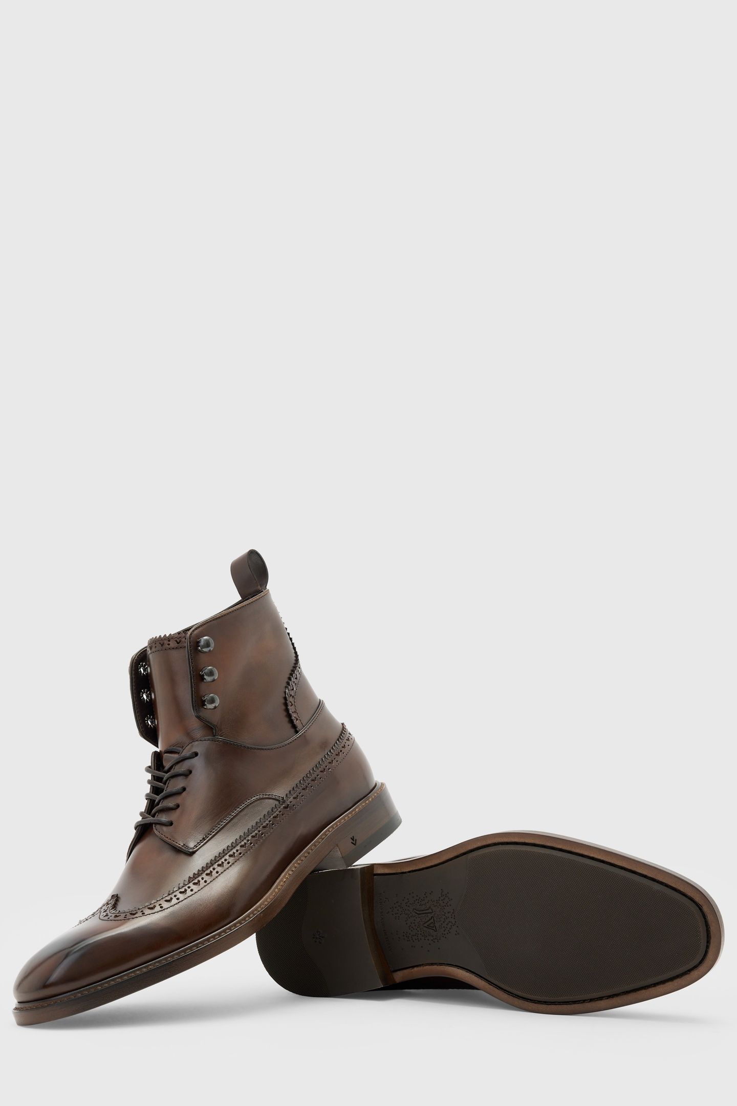HARRISON WINGTIP BOOT WOOD BROWN 1
