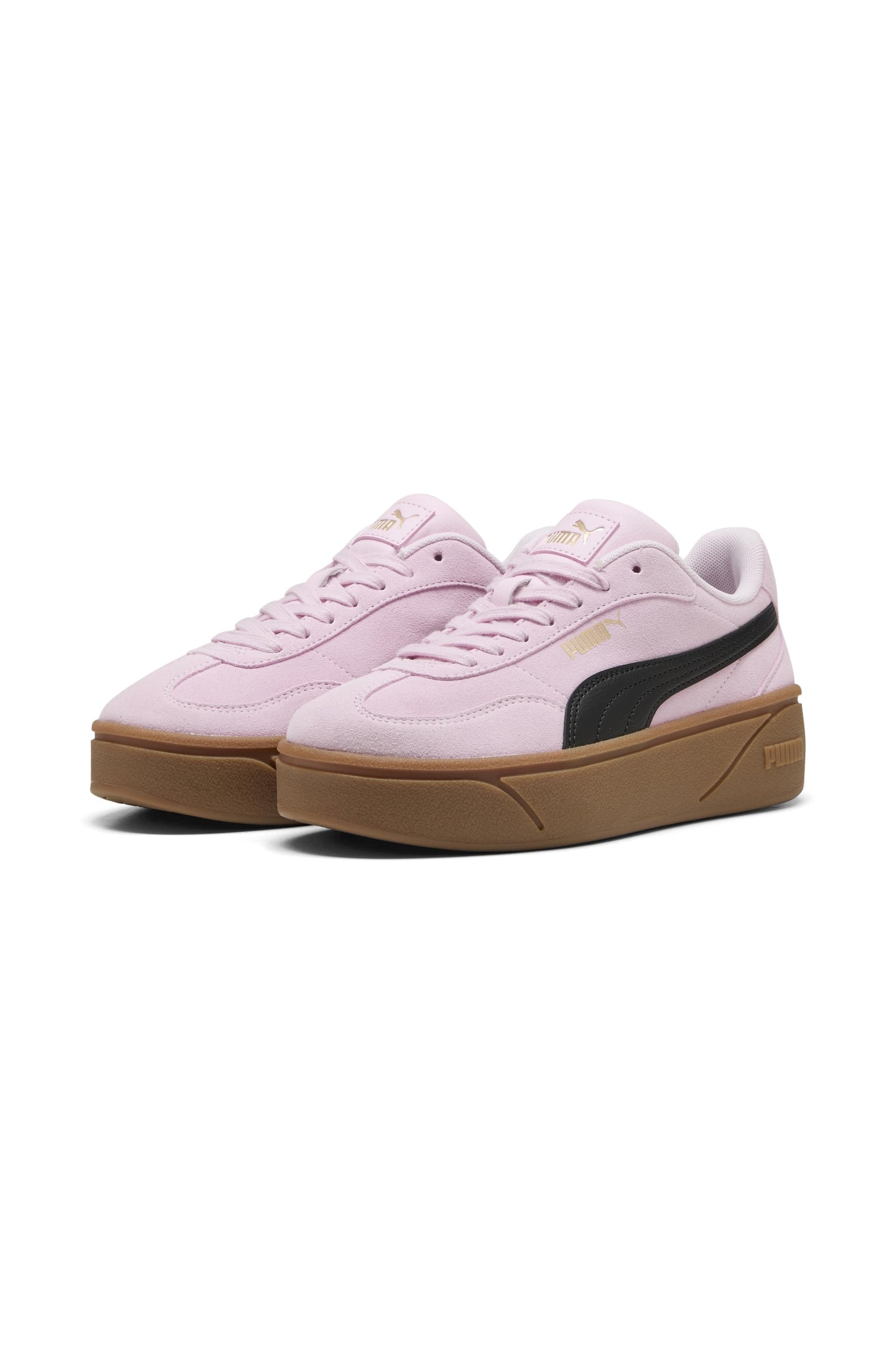 PUMA CLUB II ERA PLATFORM SD WNS PEARL PINK-BLACK 3