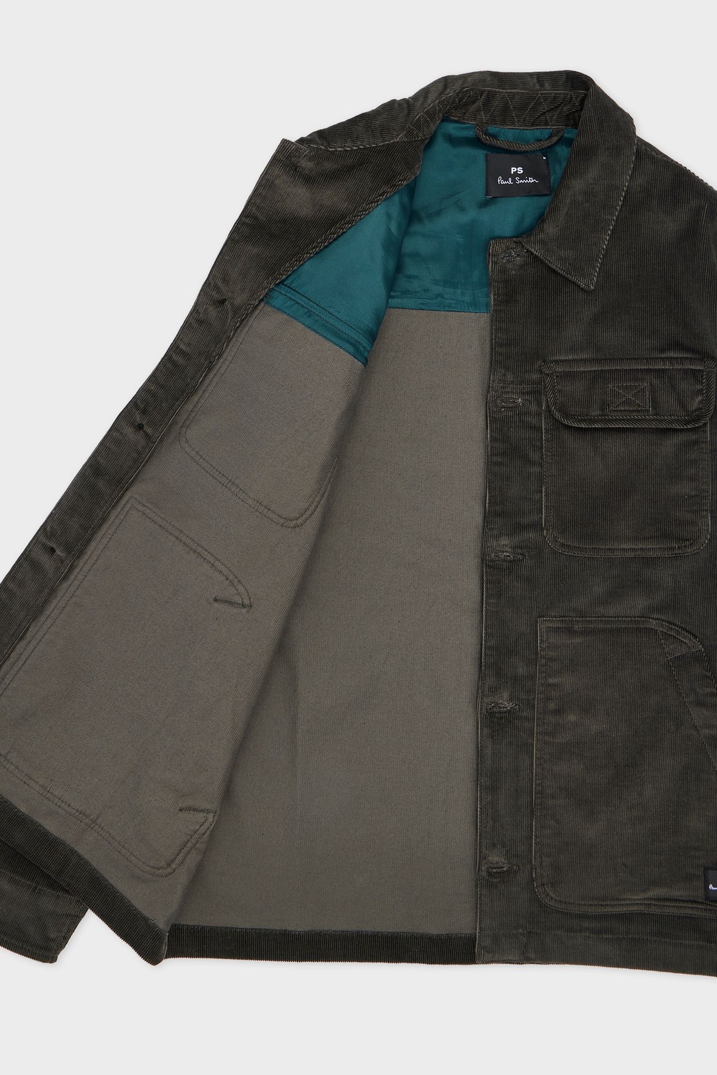 MENS 4PKT JACKET BOTTLE GREEN 5