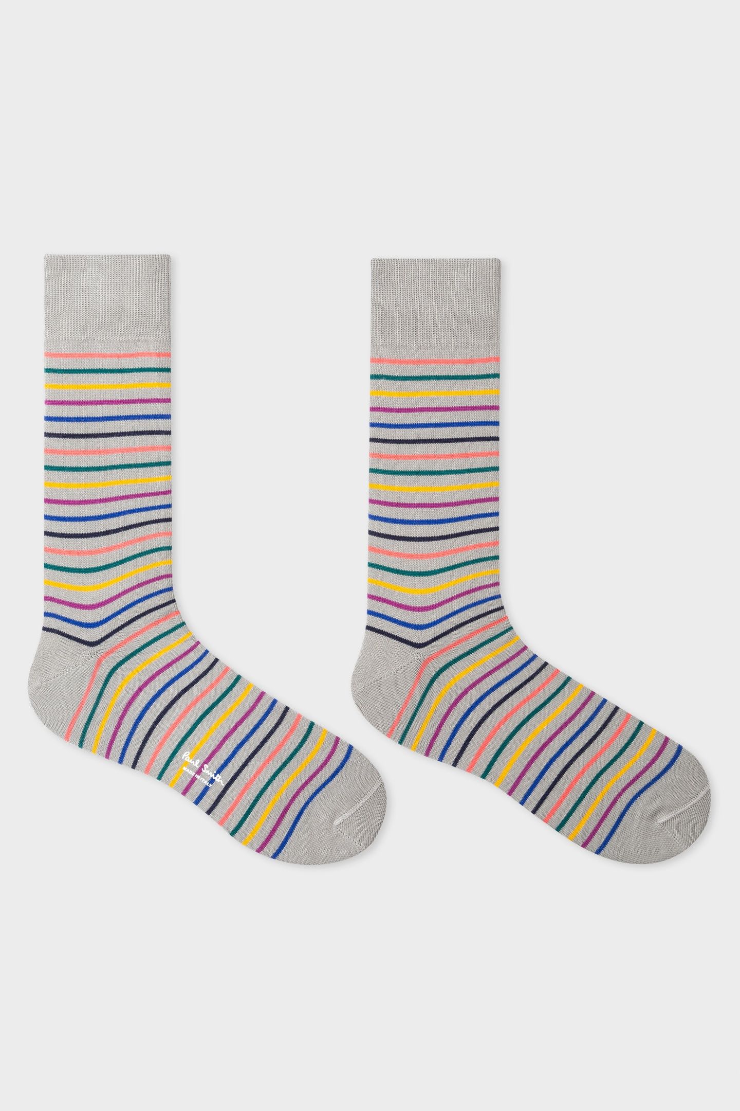 MEN SOCK QUASAR STRIPE SLATE 2