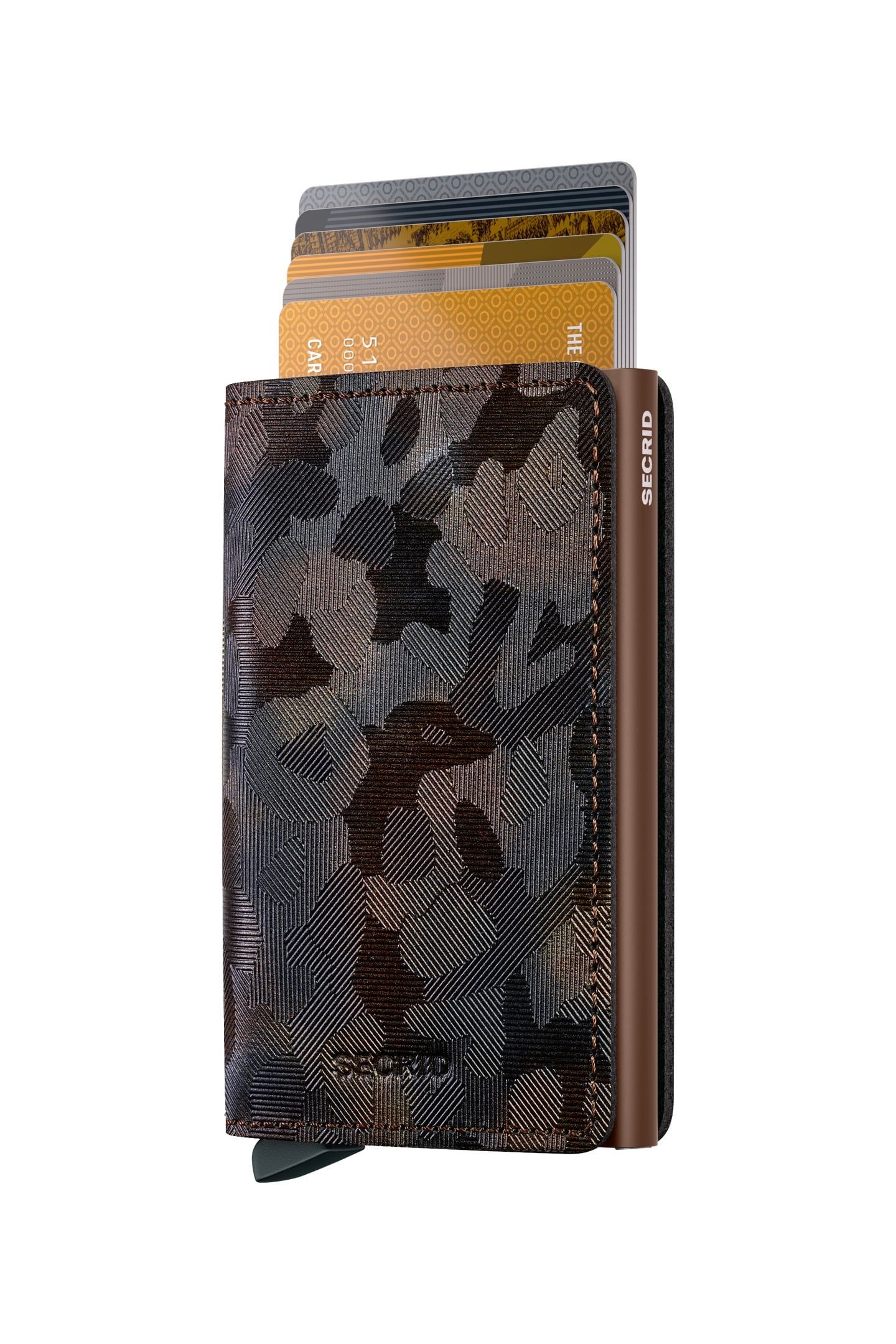 UNISEX SLIMWALLET JUNGLE BROWN 2