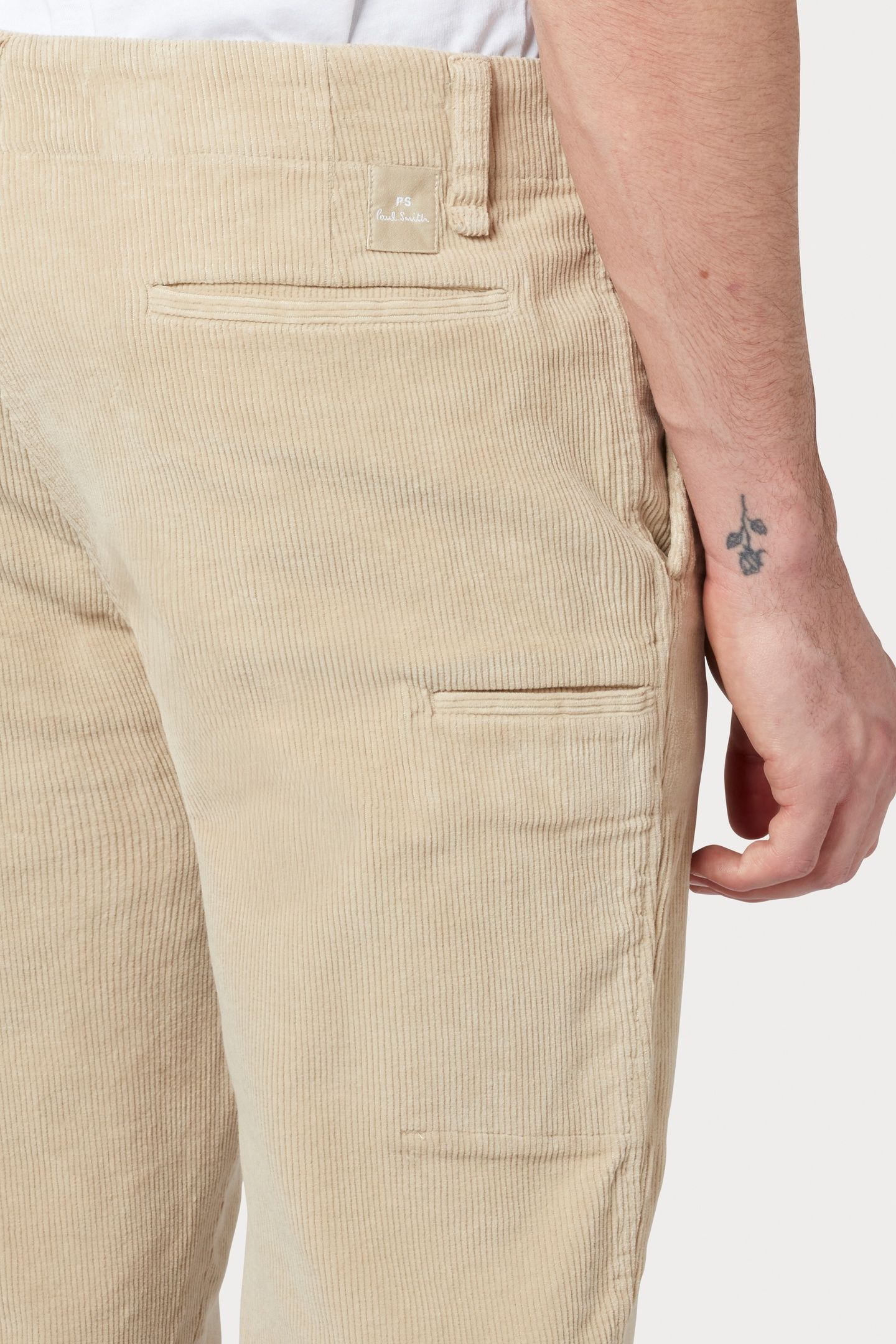 MENS TAPERED FIT TROUSER MEDIUM BEIGE 3