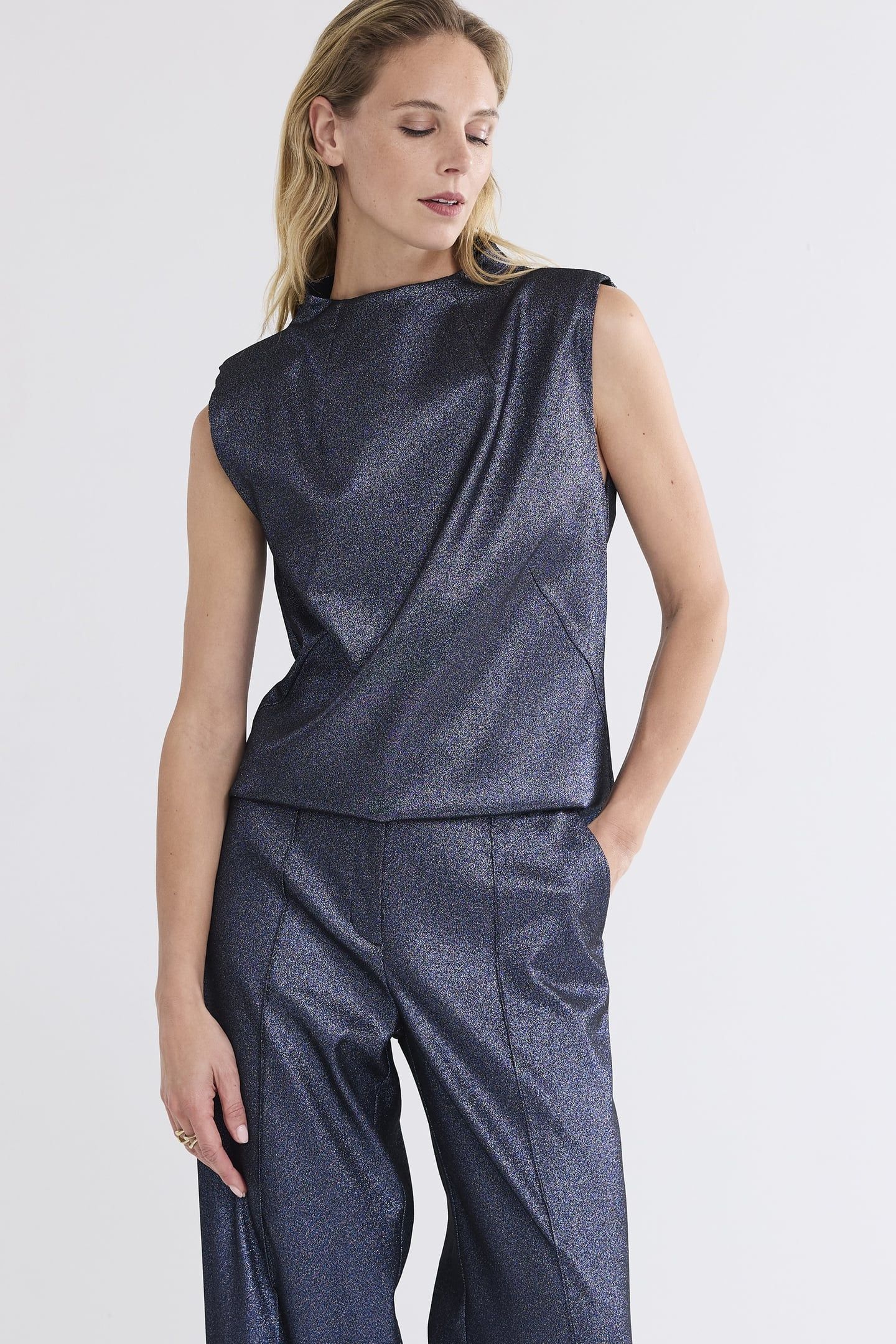 TOP GLITTER ROYAL BLUE 1