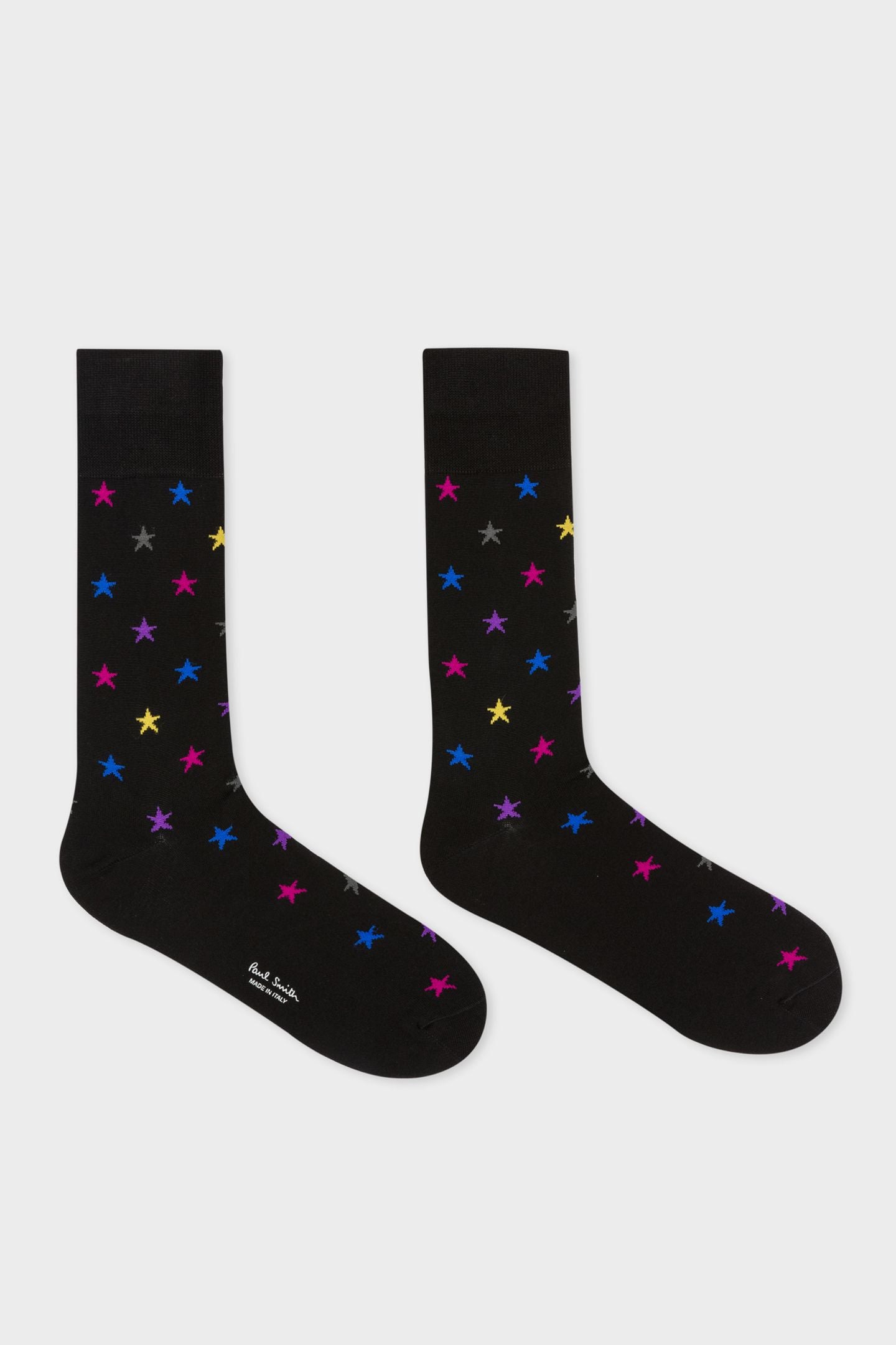 MEN SOCK STAR BLACK 1