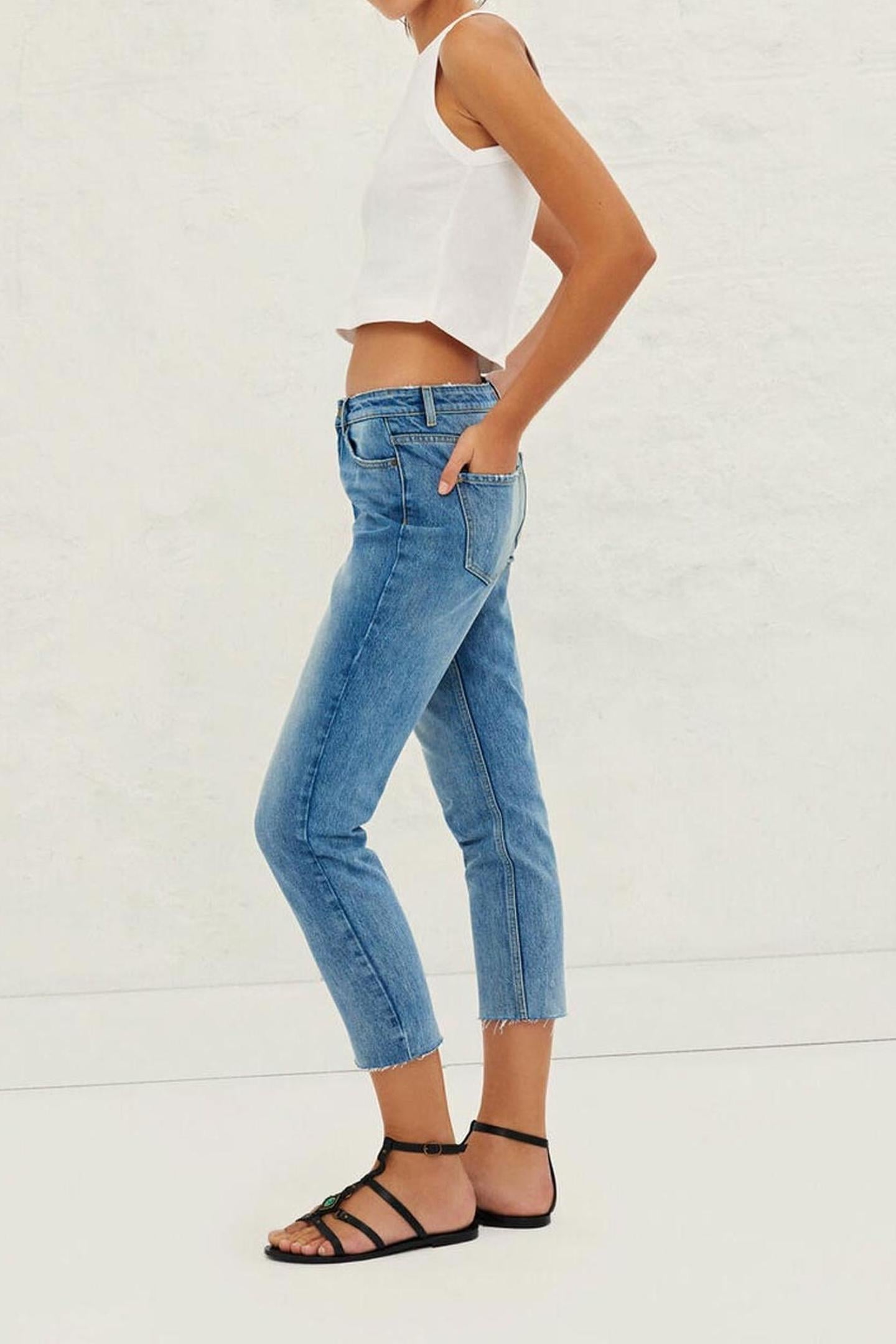 STRAIGHT TROUSERS LIGHTUSEDBLUE 3