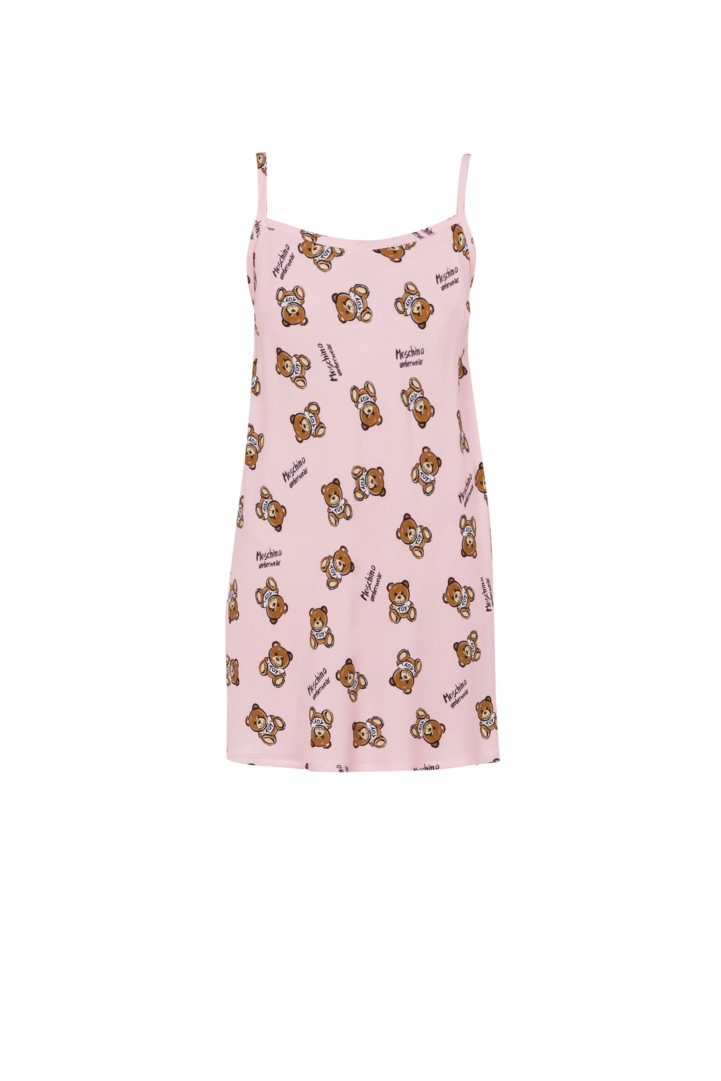 ALLOVER TEDDY BEAR TWILL SLIP PINK 3