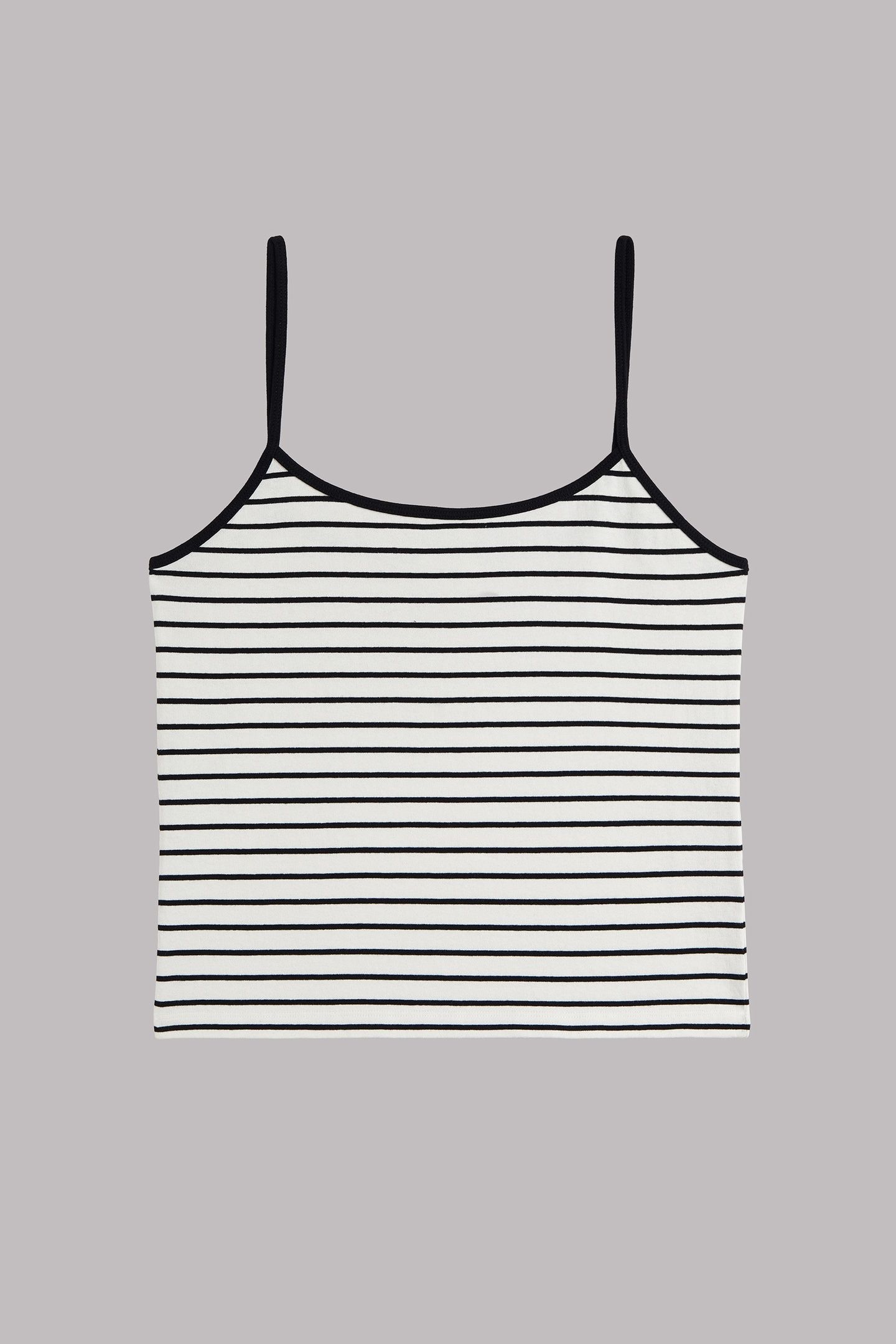 THE BLACK STRIPED TANK TOP BLACK 3