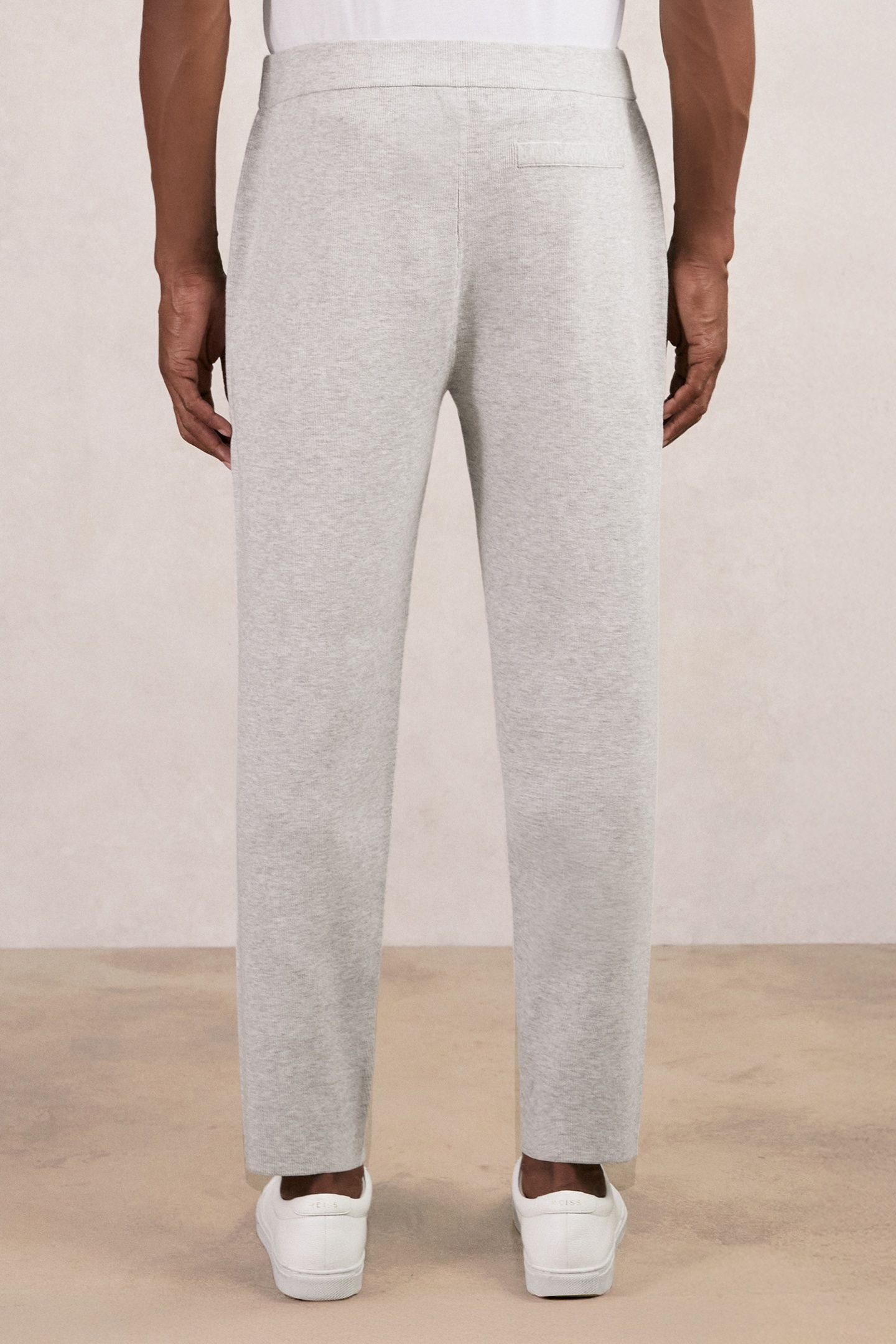 KNITTED TROUSER SOFT GREY 2
