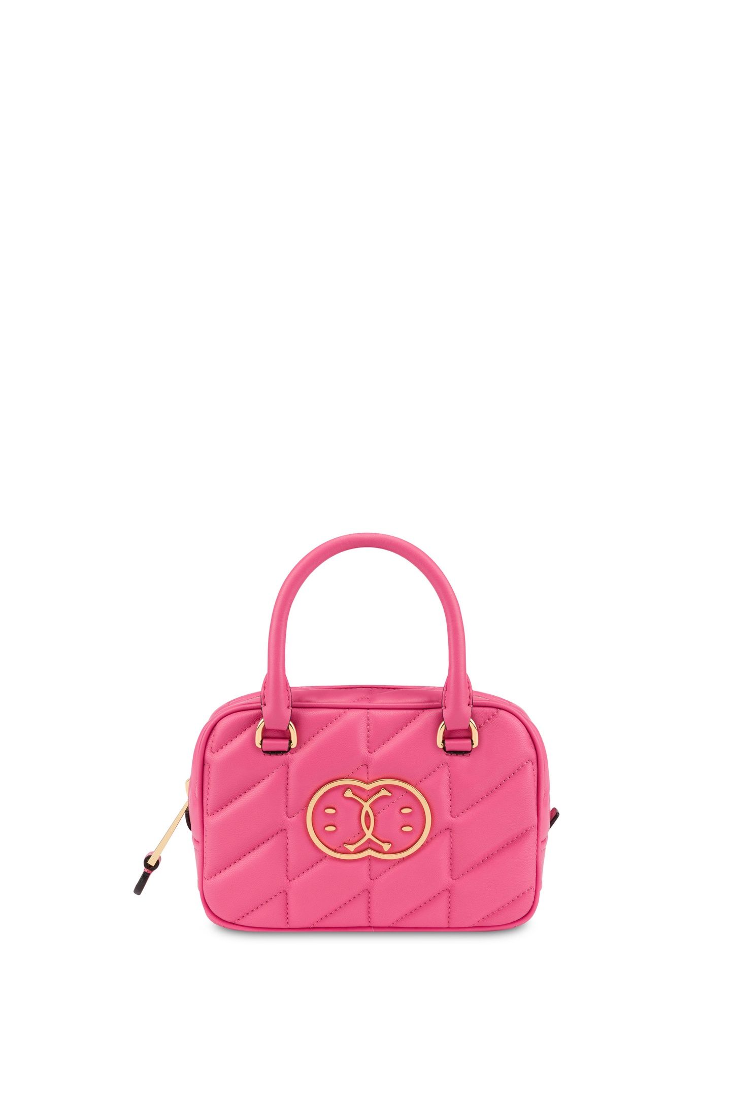 DOUBLE SMILEY® LOGO QUILTED HANDBAG PURPLE 2