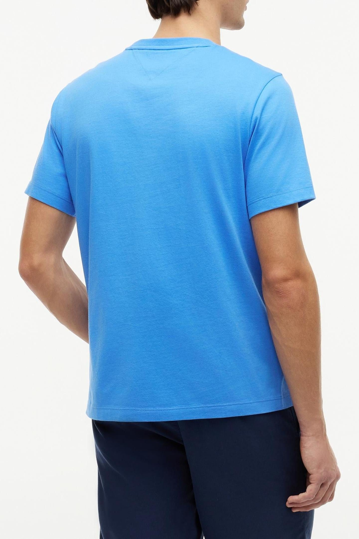 FLAG EMBROIDERY T-SHIRT BLUE SPELL 3