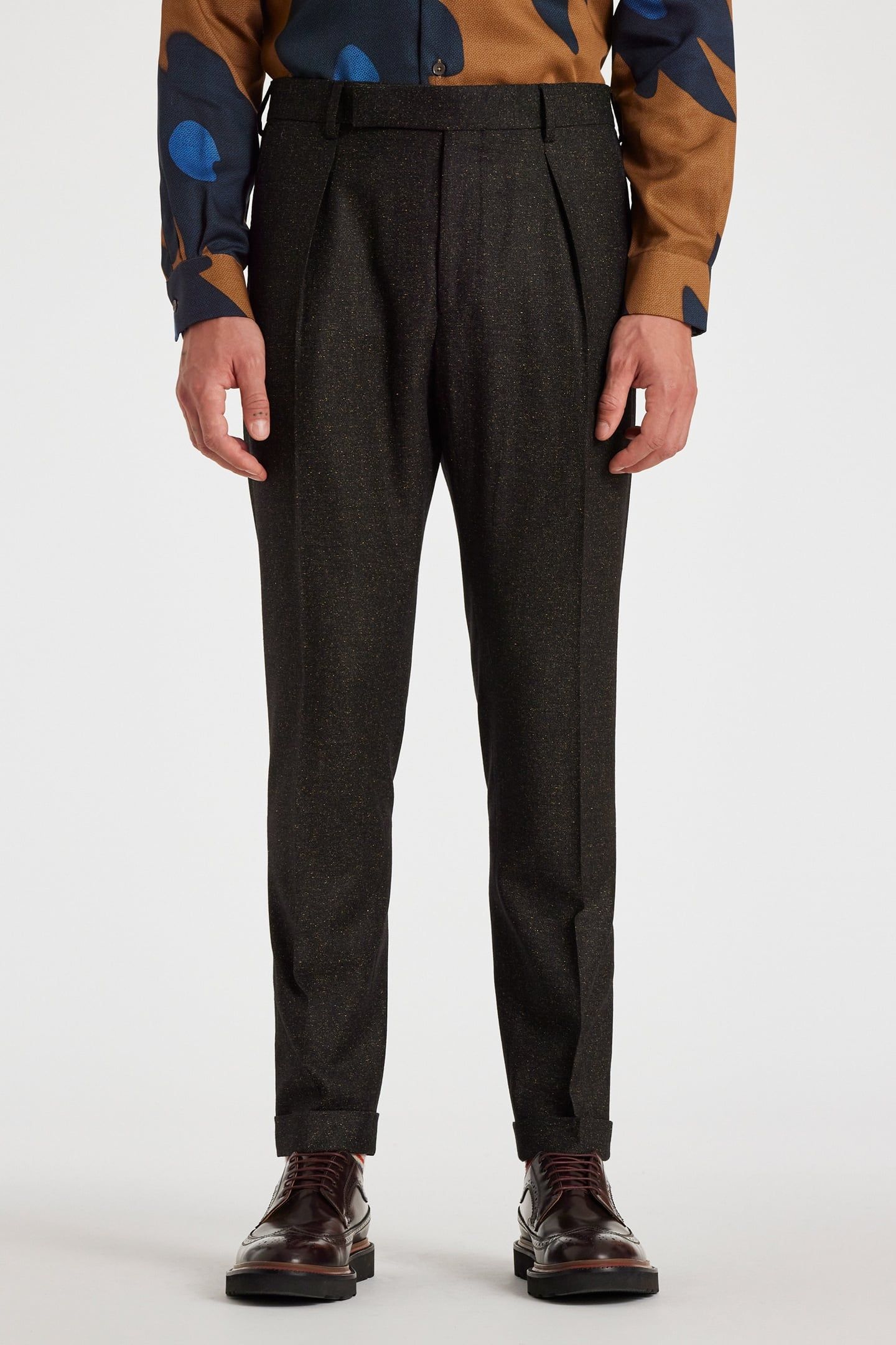 GENTS TROUSER DARK BROWN 1