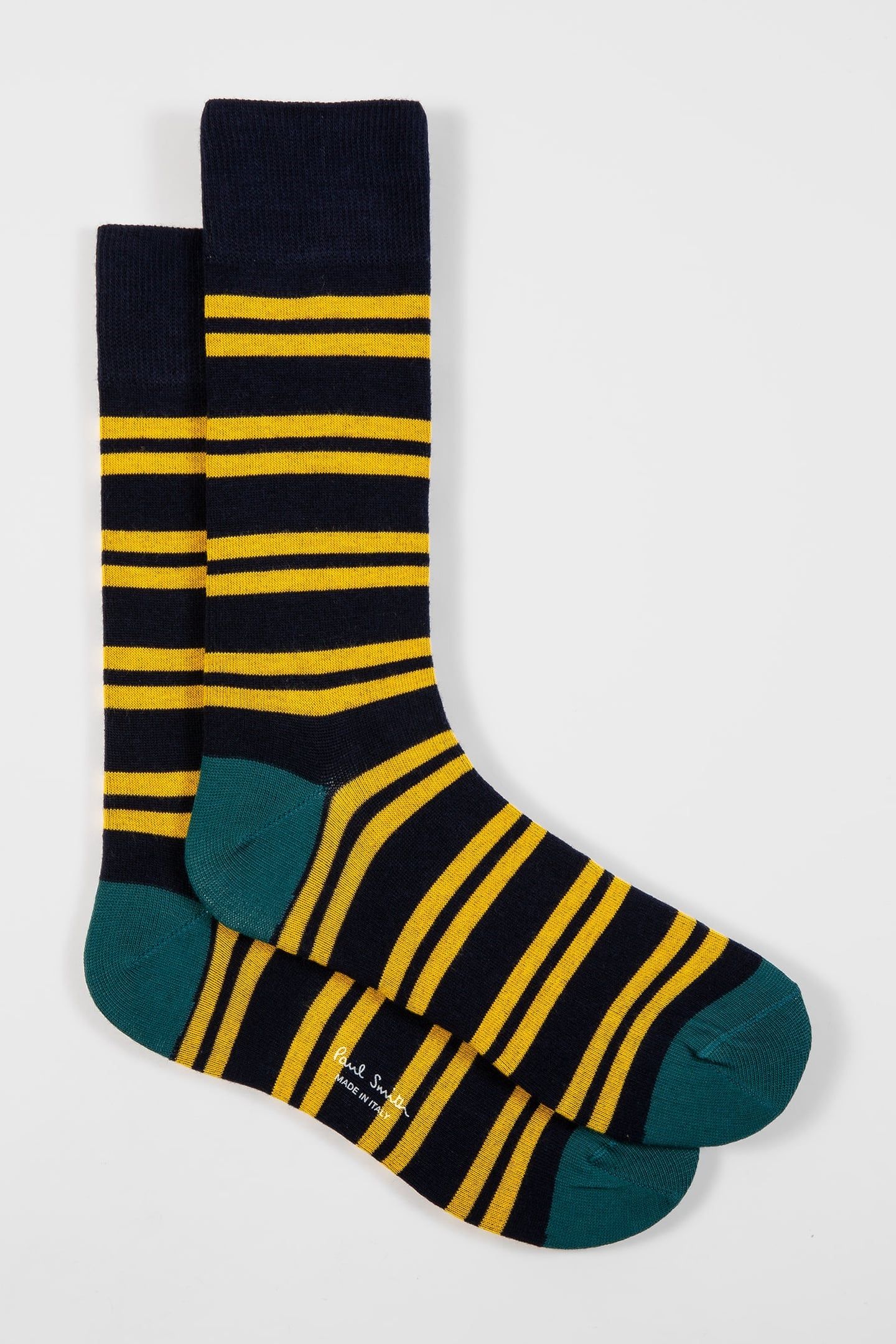 MEN SOCK WATT STRIPE NAVY 1