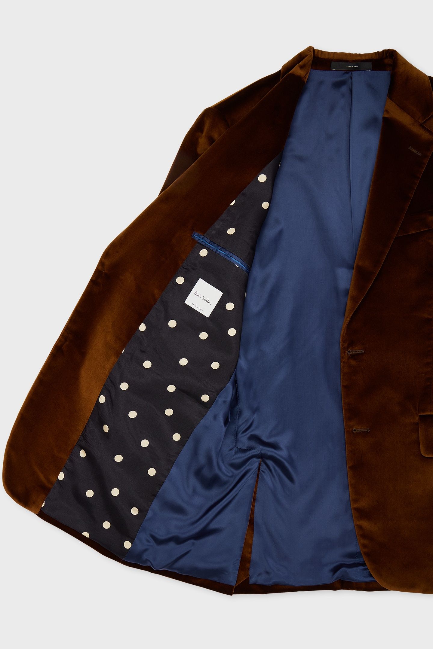 MENS TAILORED FIT 2 BUTTON JACKET BROWN 7