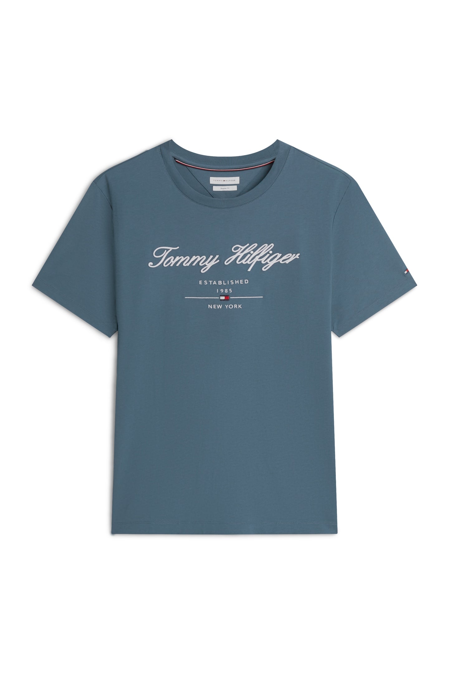 SCRIPT LOGO TEE AEGEAN SEA 4