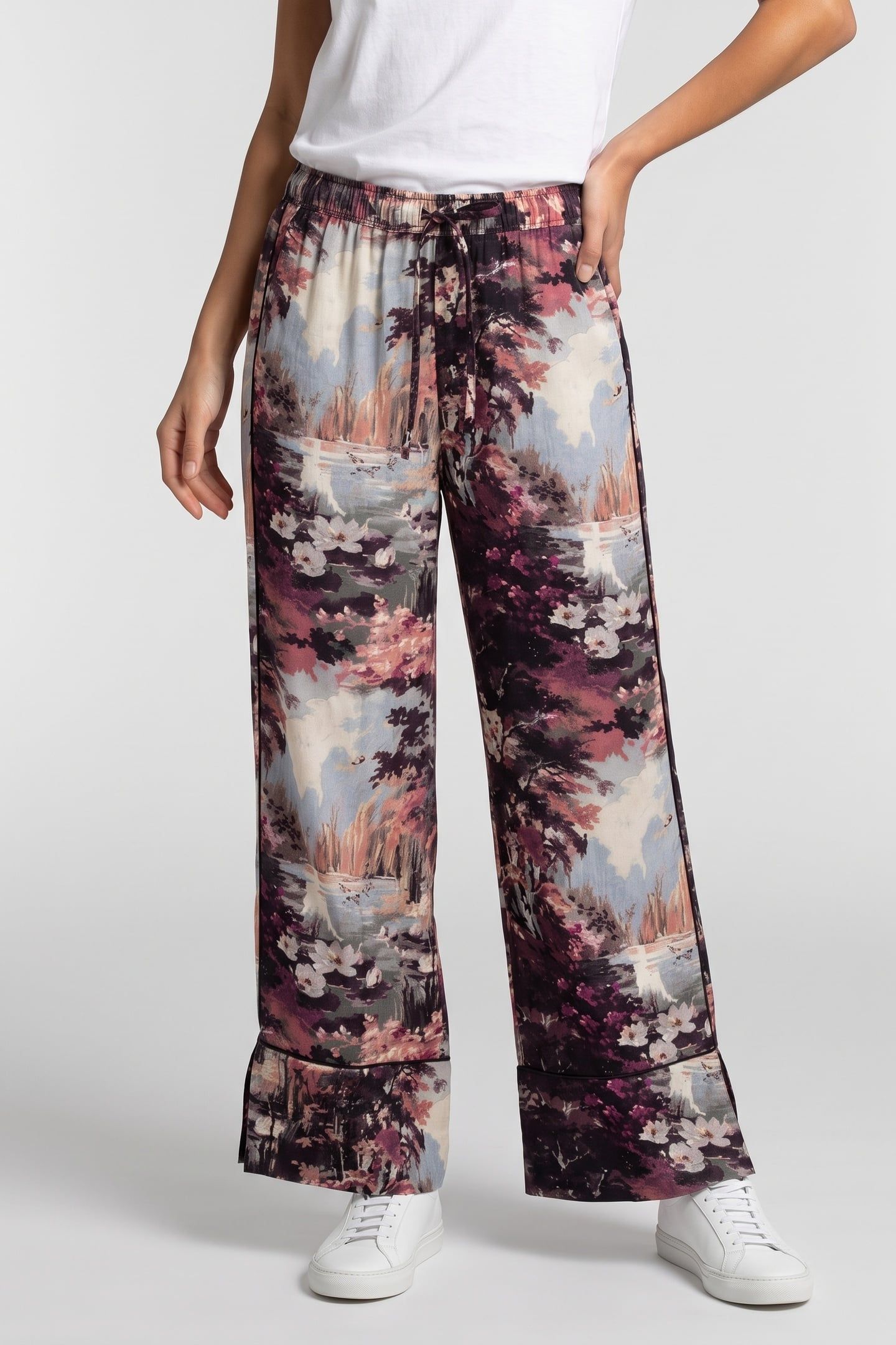 X AMARA TROUSER PURPLE 1